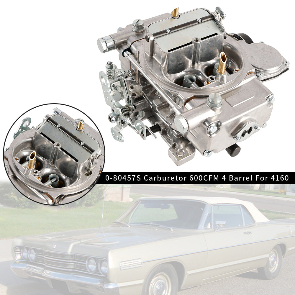 0-80457S Carburetor 600CFM 4 Barrel For 4160