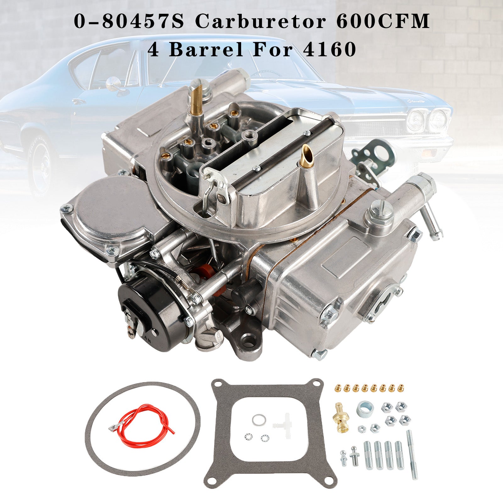 0-80457S Carburetor 600CFM 4 Barrel For 4160