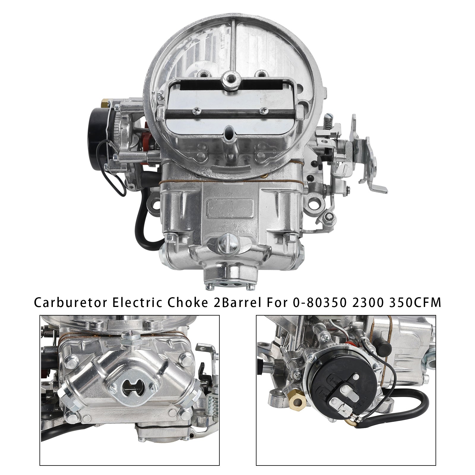 Carburetor Electric Choke 2 Barrel For 0-80350 2300 350CFM
