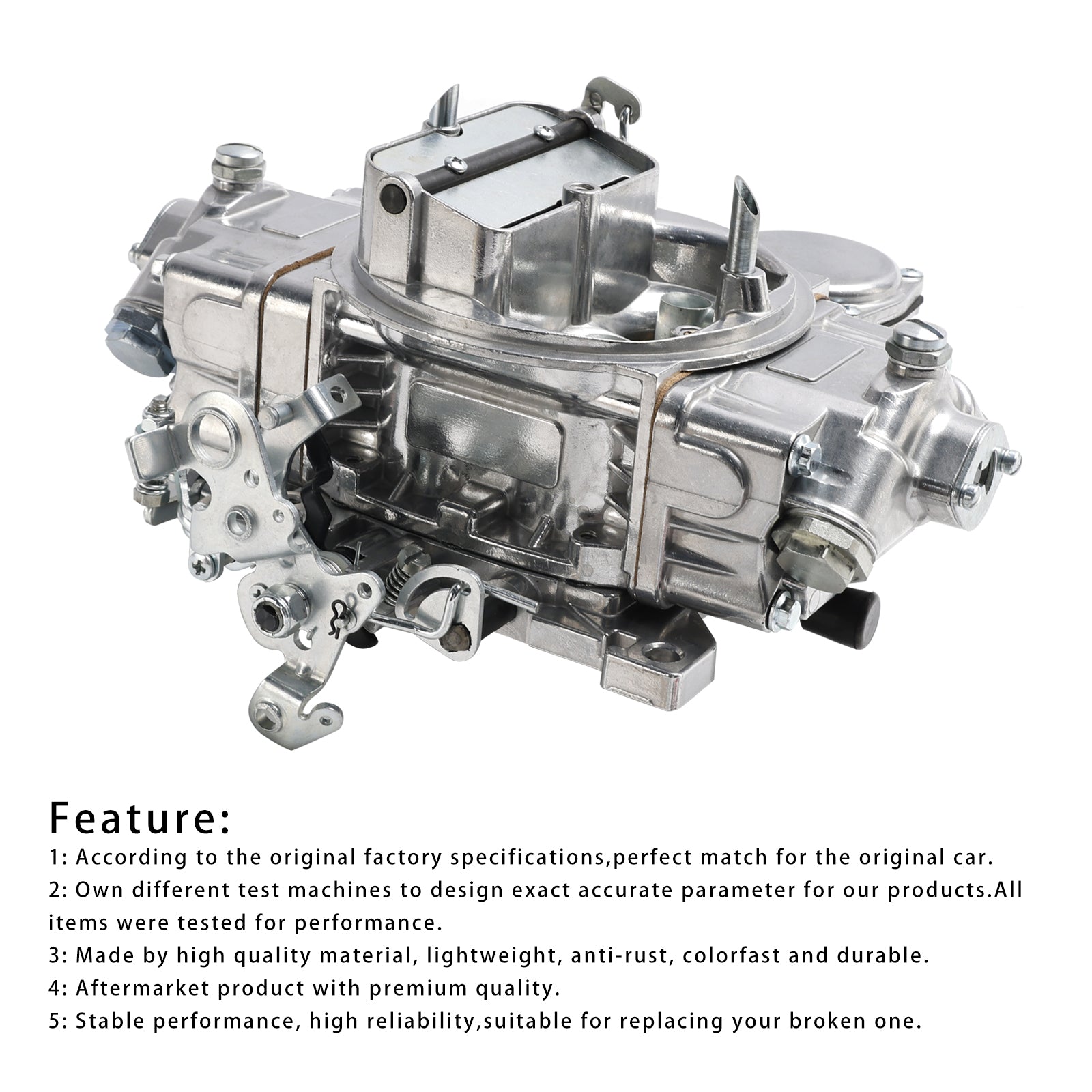 0-80508S 750 CFM Carburetor Electric Choke Vacuum Secondaries