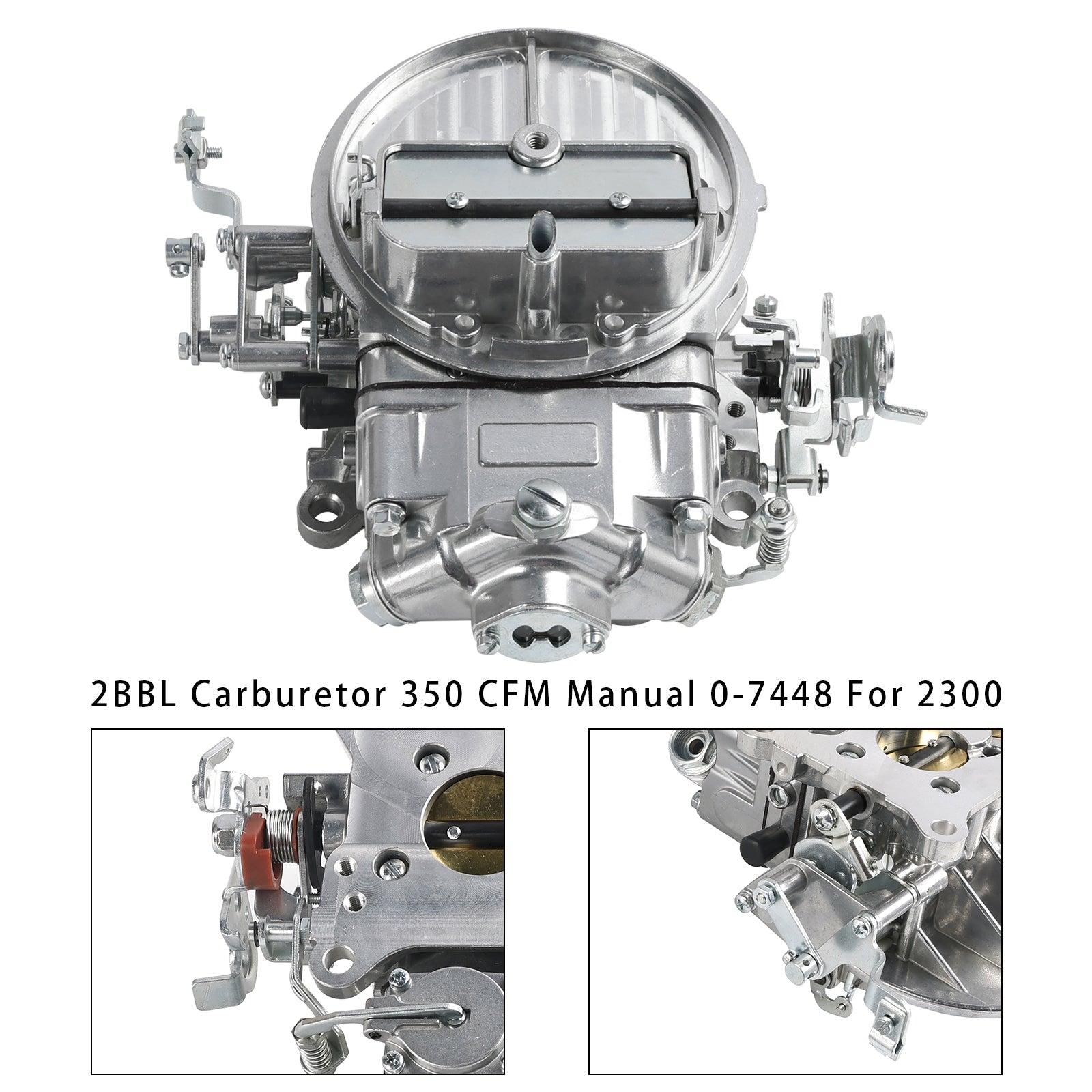 2BBL Carburetor 350 CFM Manual 0-7448 For 2300