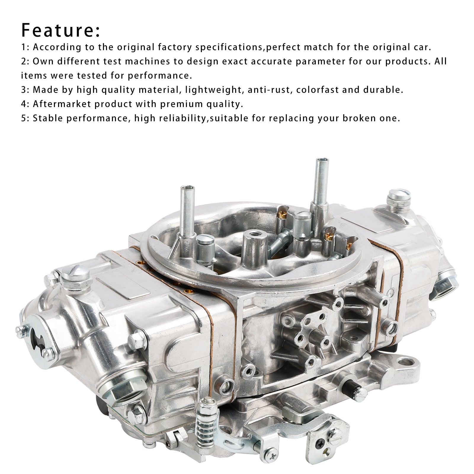 Quick Fuel 850 CFM Carburetor 4150 Mechanical BR67201 For Brawler Race