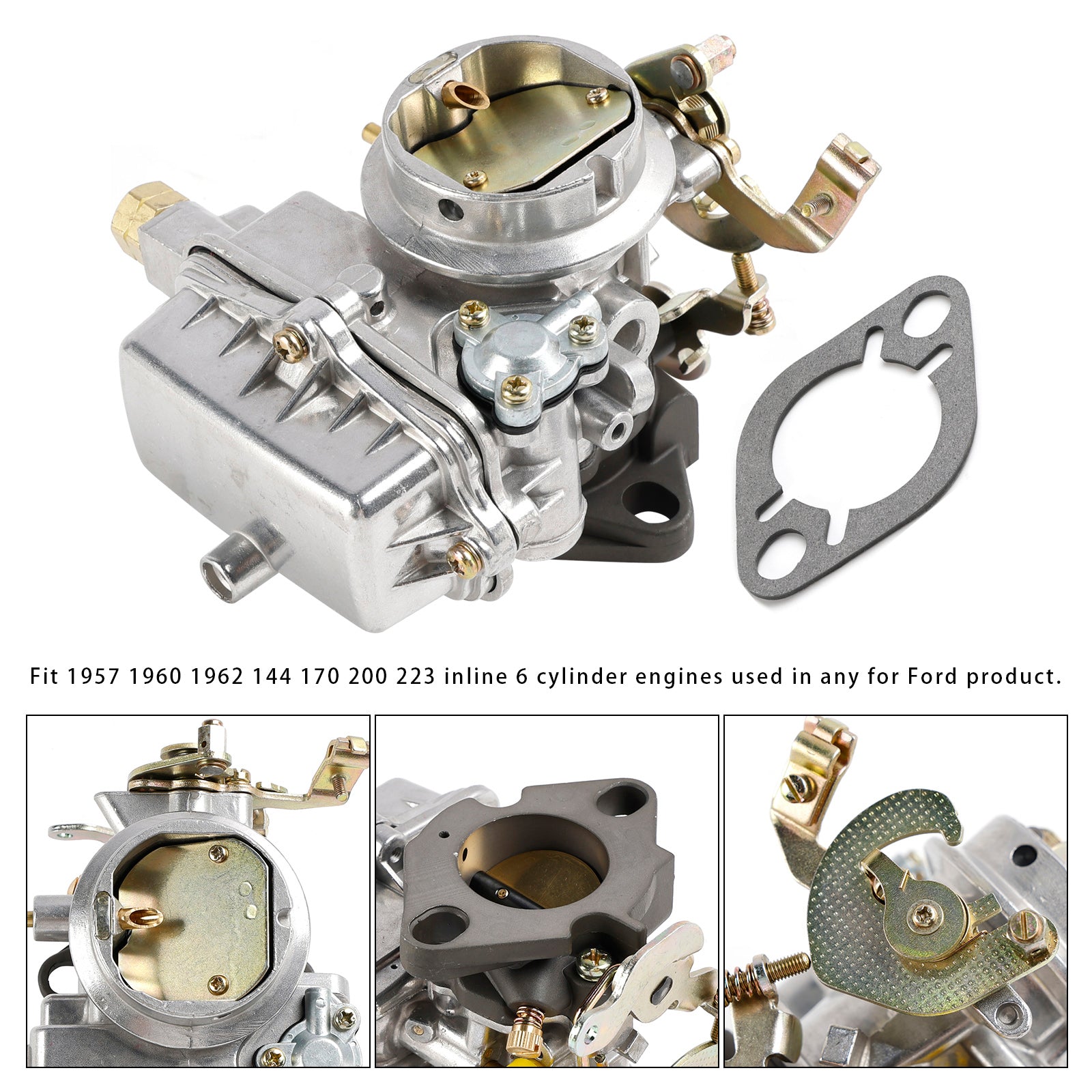 Carburetor For Ford 144 170 200 223 6cyl 57-62 For 1904 Carby 1 Barrel