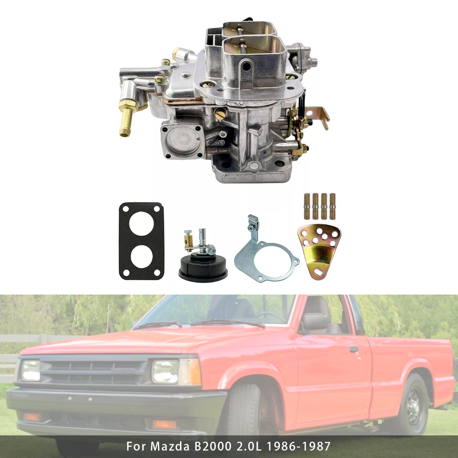 1975-1980 Datsun Pickup L20(2000cc) PL620은 Holley 32/36 DGV DGEV DGAV용 전기 초크가 있는 510, 610 및 710 2배럴 기화기에도 맞습니다.