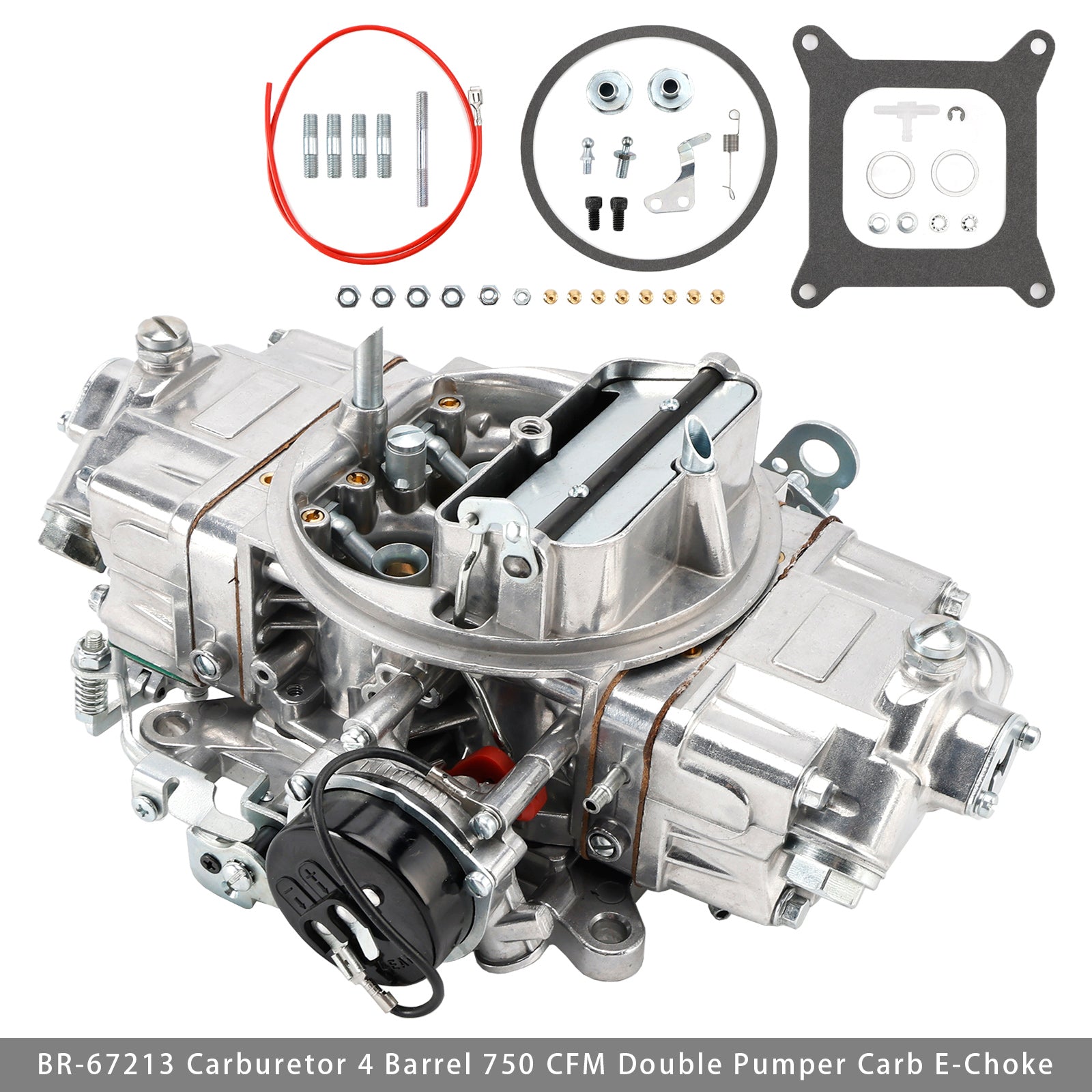 BR-67213 Carburetor 4 Barrel 750 CFM Double Pumper Carb E-Choke