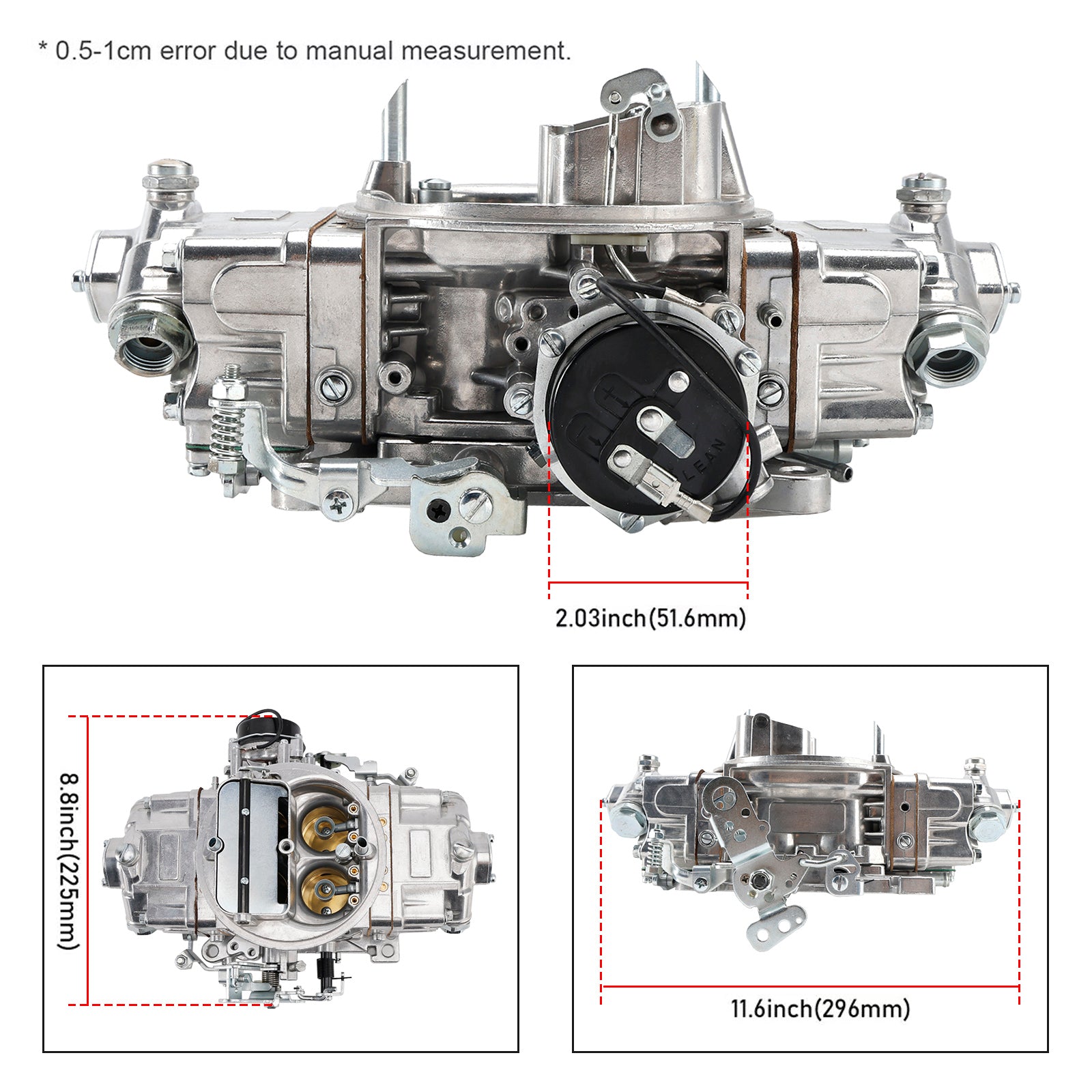BR-67213 Carburetor 4 Barrel 750 CFM Double Pumper Carb E-Choke