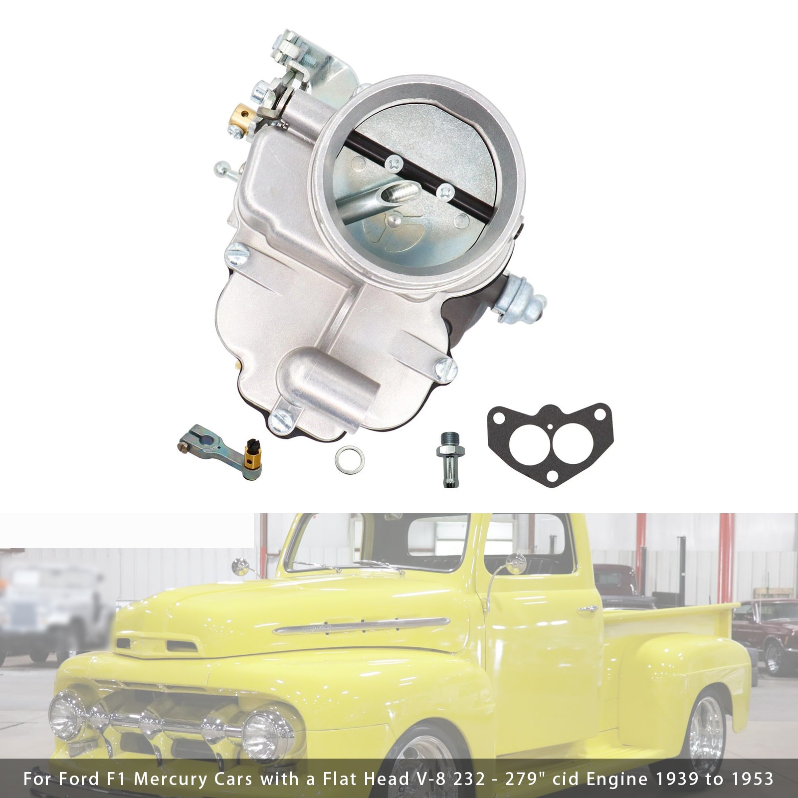 Carburetor For For 94 Ford V8 FlatHead 1939-1959 232"-279" engines