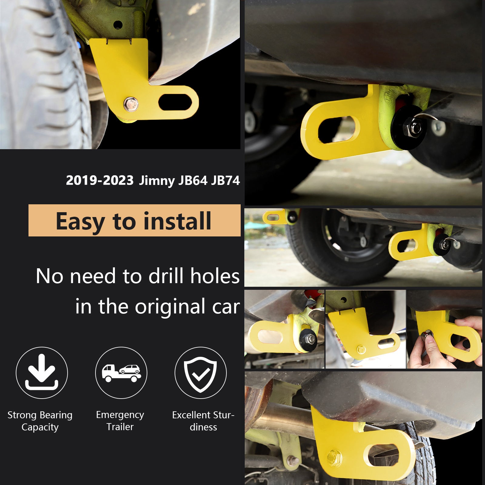 2pcs 후면 왼쪽 및 오른쪽 트레일러 스즈키 Jimny JB64W JB74 2019-2023