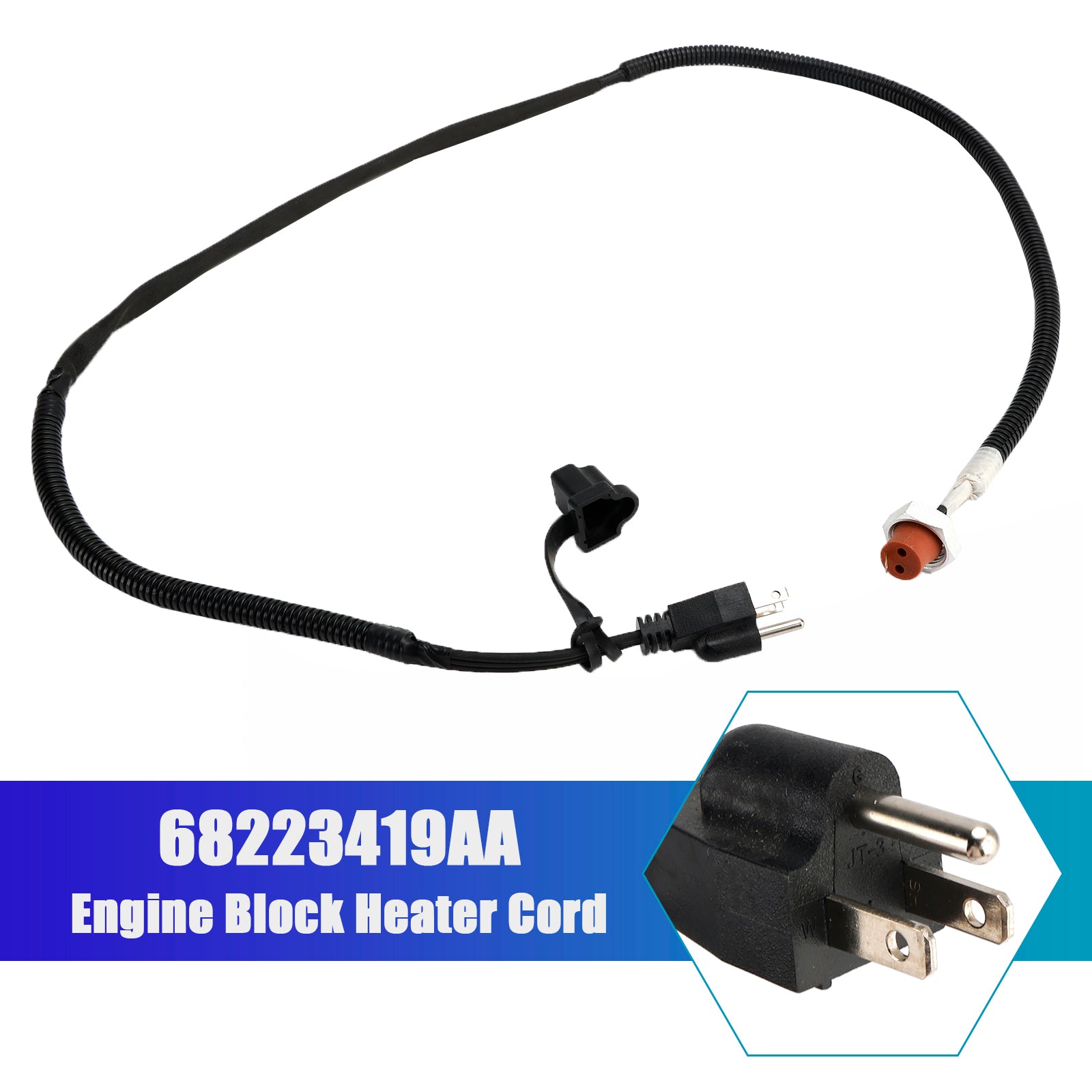 2013-2018 Dodge Ram 2500 3500 Engine Block Heater Cord 68223419AA