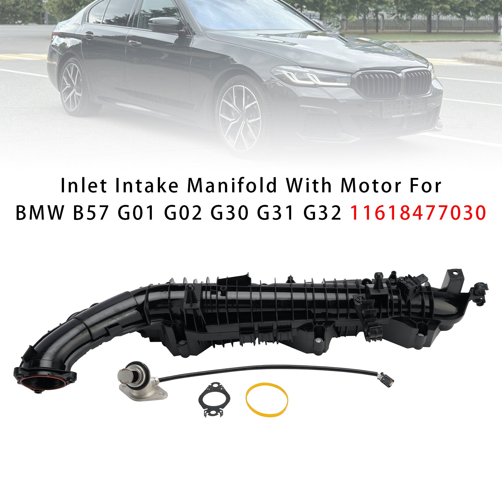 2015/11-2020/06 For BMW 7er G11, G12 740d, Ld xDrive 2993 ccm, 235 KW, 320 PS Inlet Intake Manifold With Motor 11618477030