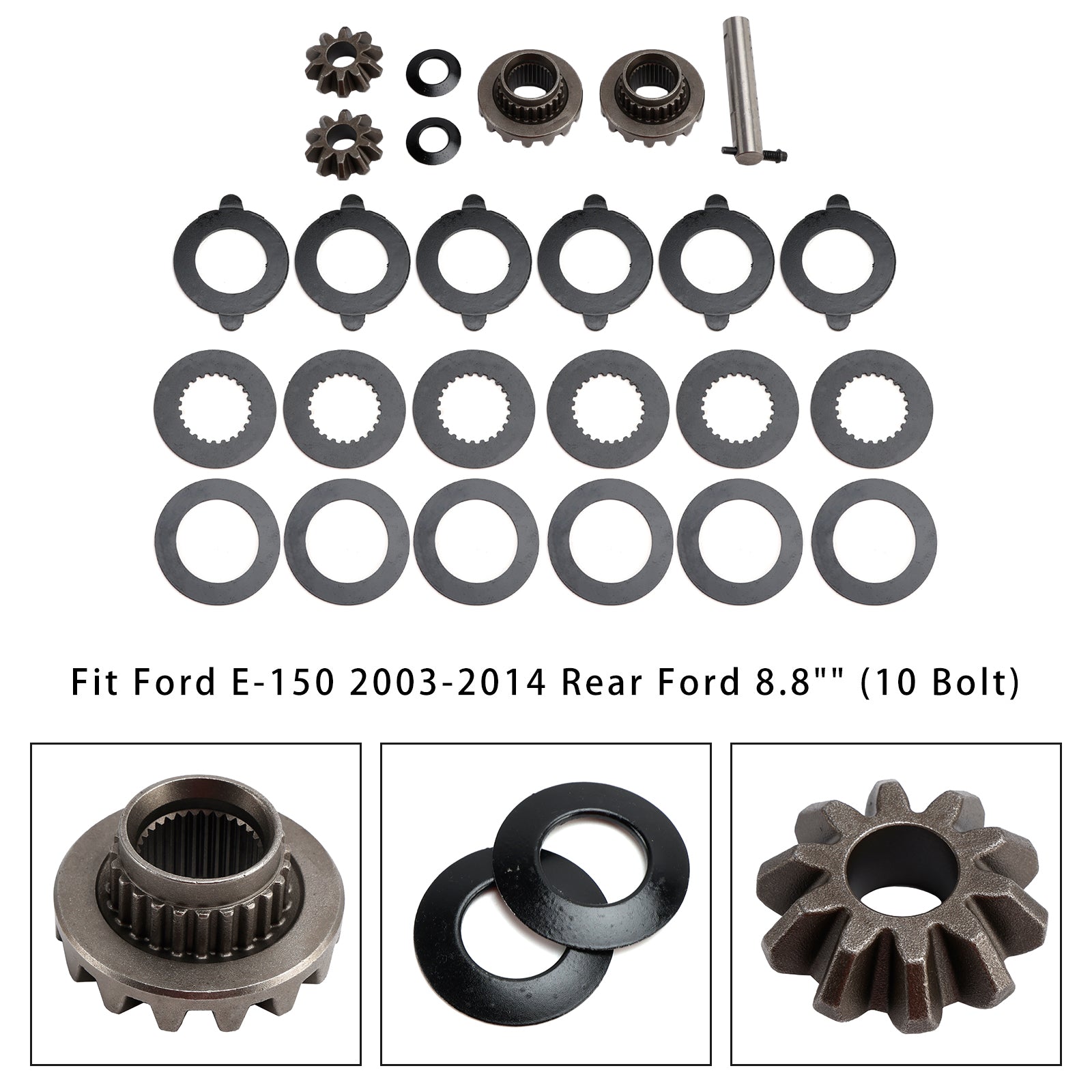 8.8" Traclok Posi Clutch Pack Kit Lsd Spider Gears For Ford 8.8" Truck Rearend