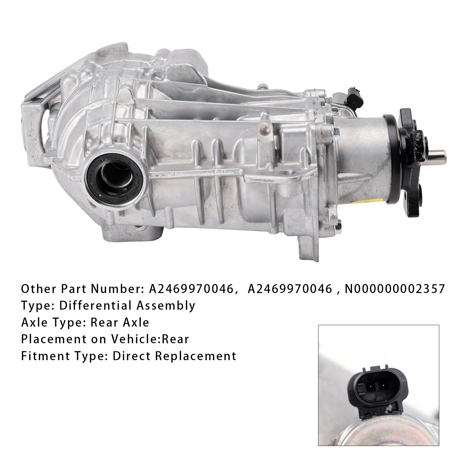 A2463500802 Rear Differential Assembly For Mercedes Benz CLA250 A45 B250 4Matic