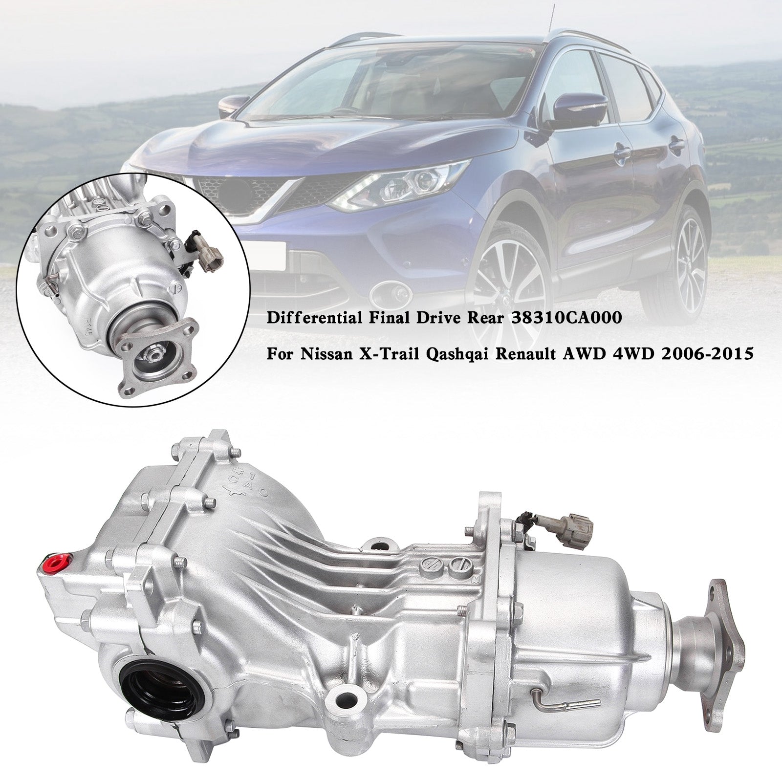 2003-2015 Murano AWD Diferencial Final Drive Trasero 38310CA000 701059 38300JD610 T30 T31