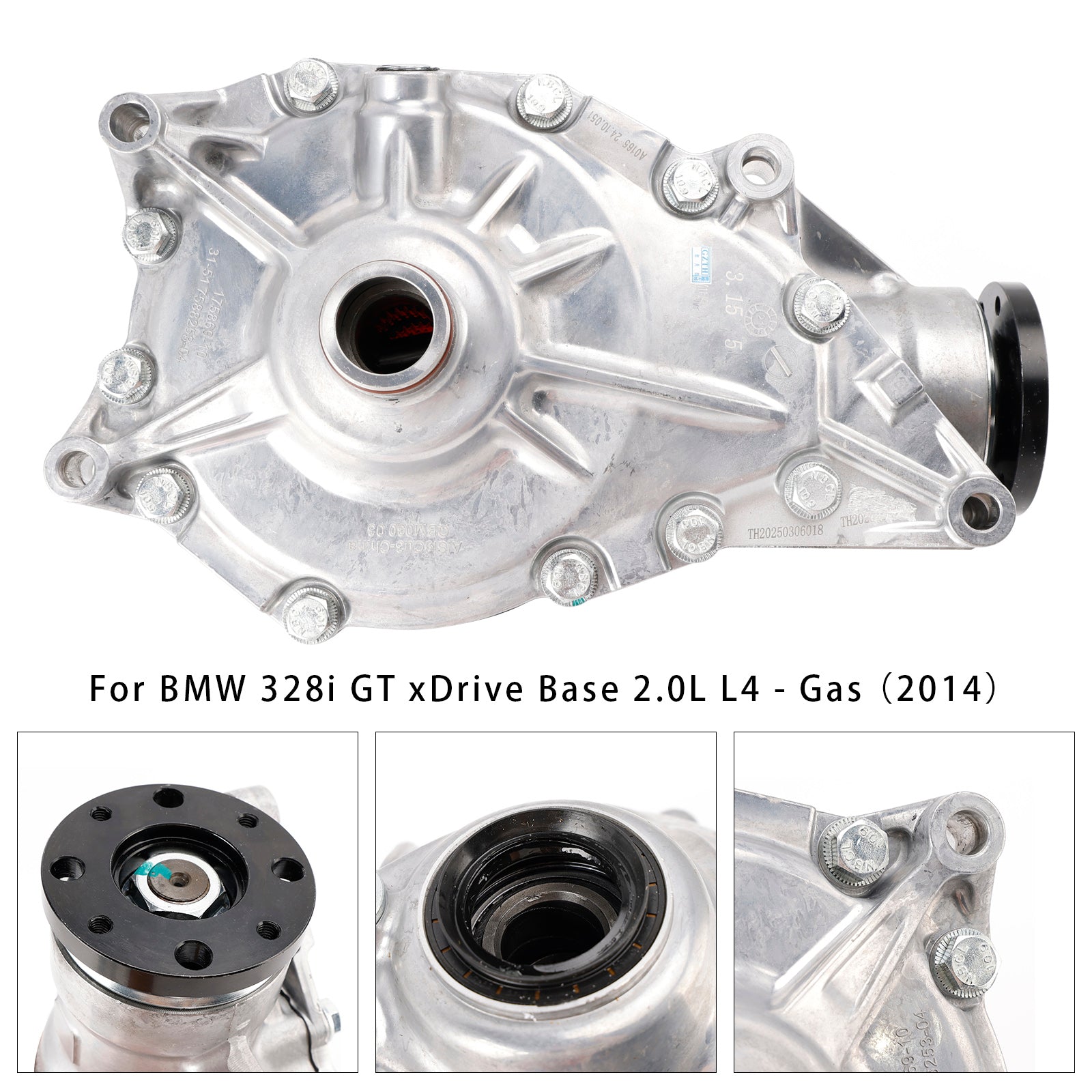 2013-2018 BMW 320i Base 2.0L L4 - Gas Front Axle Differential Carrier 31517588251