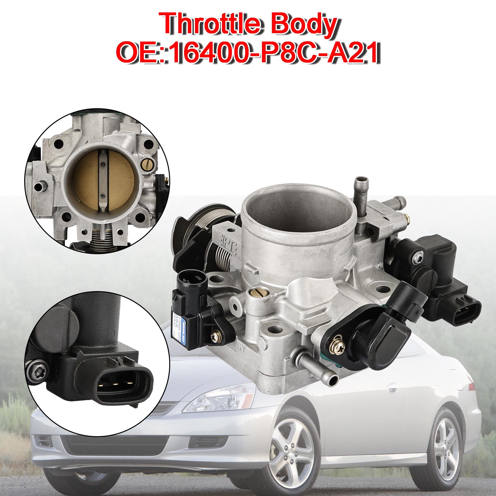 1998-2001 Honda Accord 3.0L 2.3L Throttle Body Assembly 16400-P8C-A21 Fedex Express
