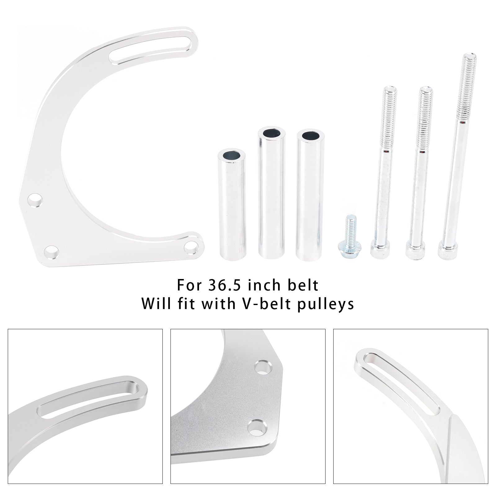 Alternator Bracket Electric Adjustable Water Pump Mount Kit 551672E For Chevy