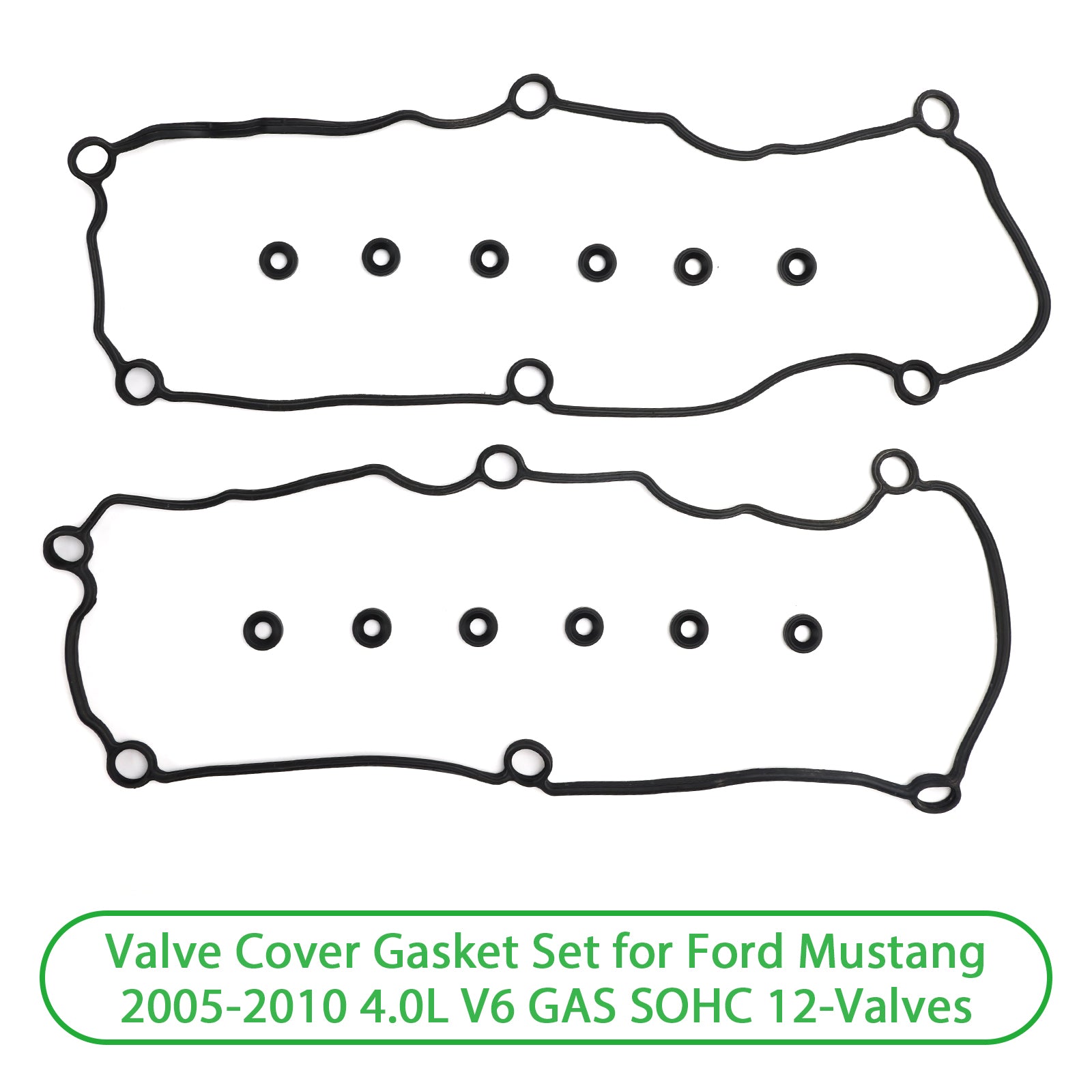 2005-2010 Ford Mustang 4.0L V6 GAS SOHC 12-Valves Valve Cover Gasket Set Generic