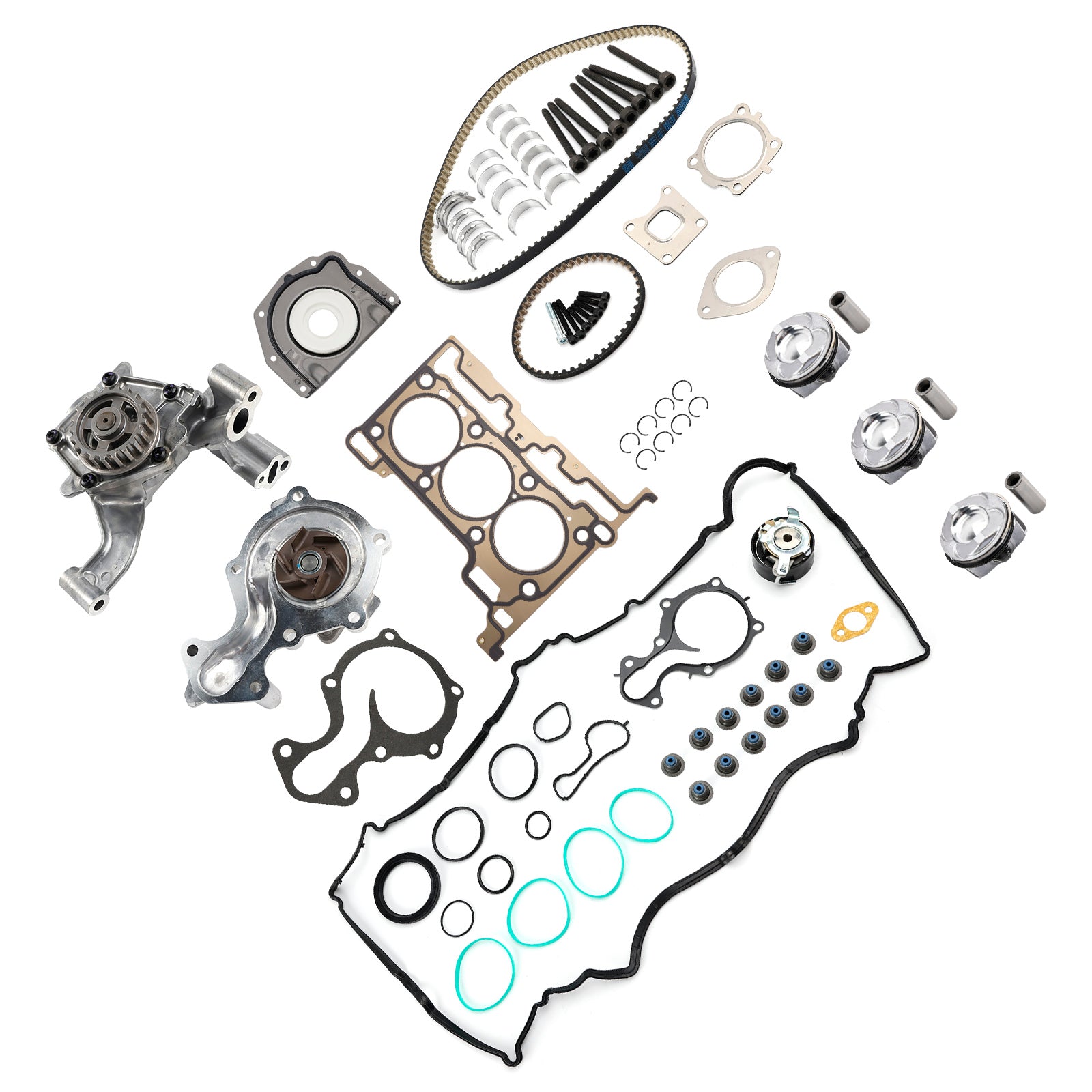 Ford B-Max, C-Max, Ecosport, Fiesta, Focus, Mondeo, Transit Connect, Transit Courier, Tourneo Connect, Tourneo Courier 1.0 Ecoboost Full Engine Rebuild Kit