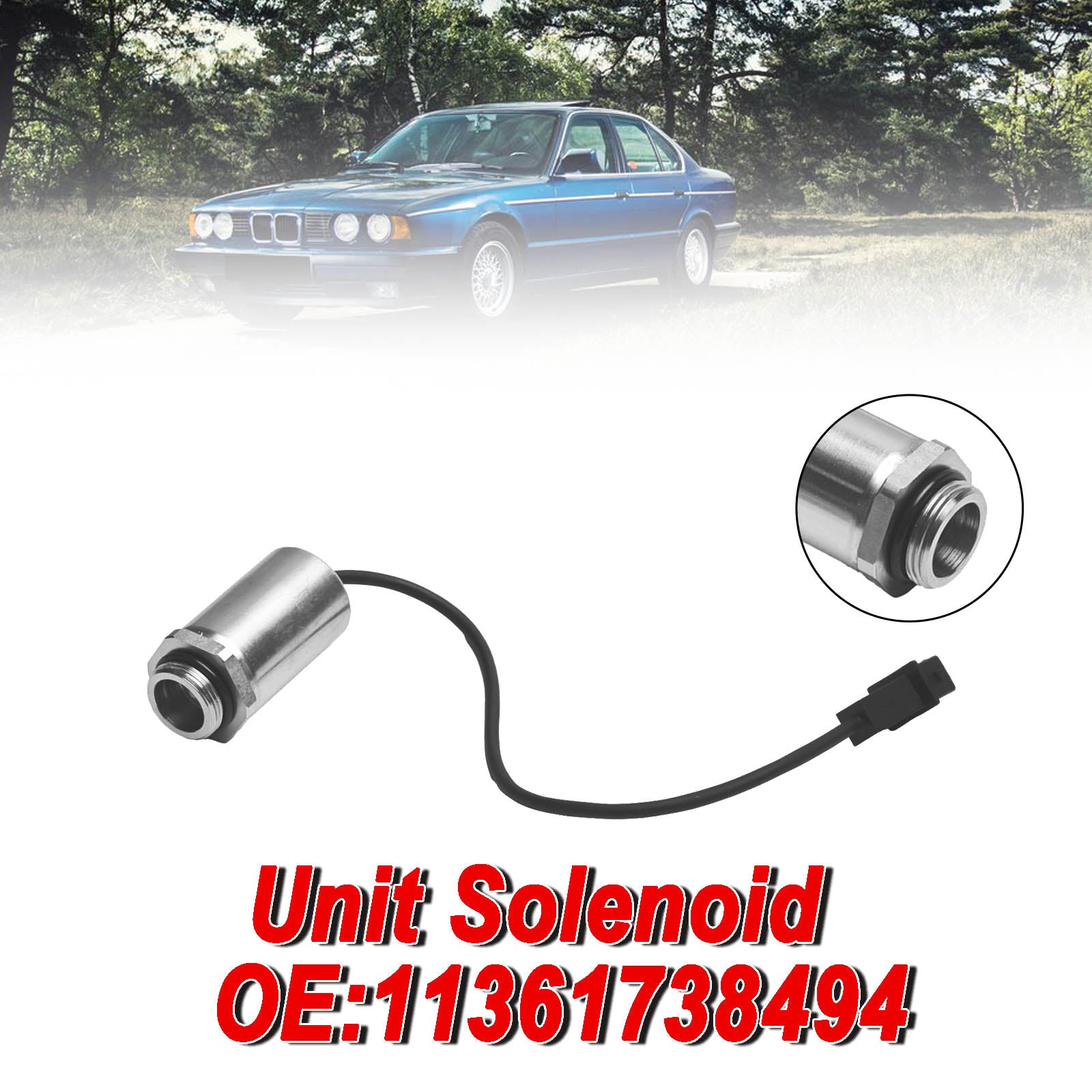BMW E34 525i M50 M52 S50 S52 E36 325i E46 325i M3용 유닛 솔레노이드 11361738494