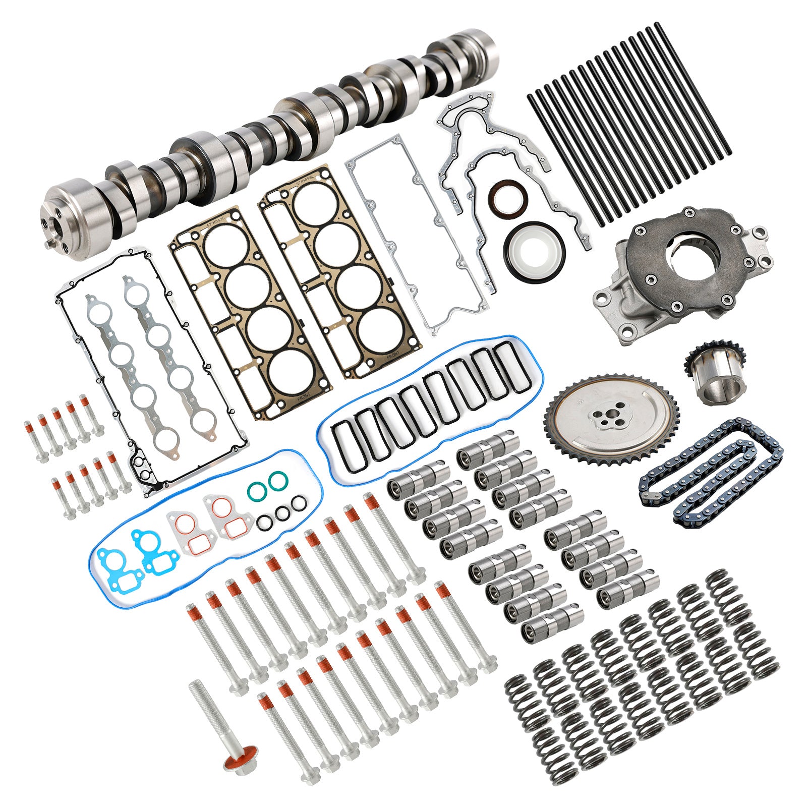 Sloppy Mechanics Stage 2 Cam Lifters Kit Chevy LS-Series Engine 1997-Up LS1 4.8 5.3 5.7 6.0 6.2 LS +7.400