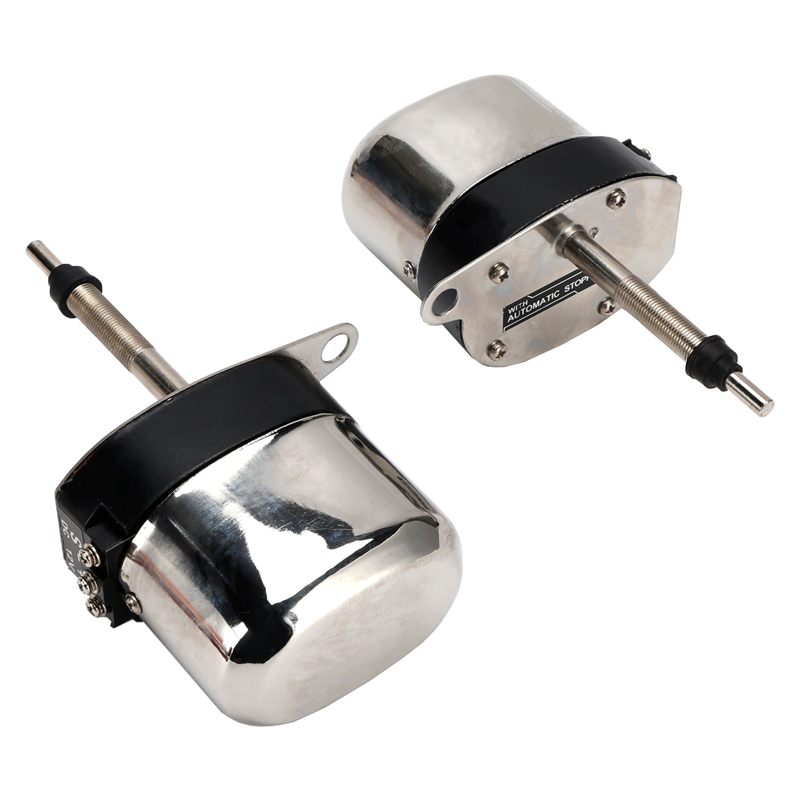 Pair of Stainless Windshield Wiper Motor Hot Street Rod for Jeep for Ford