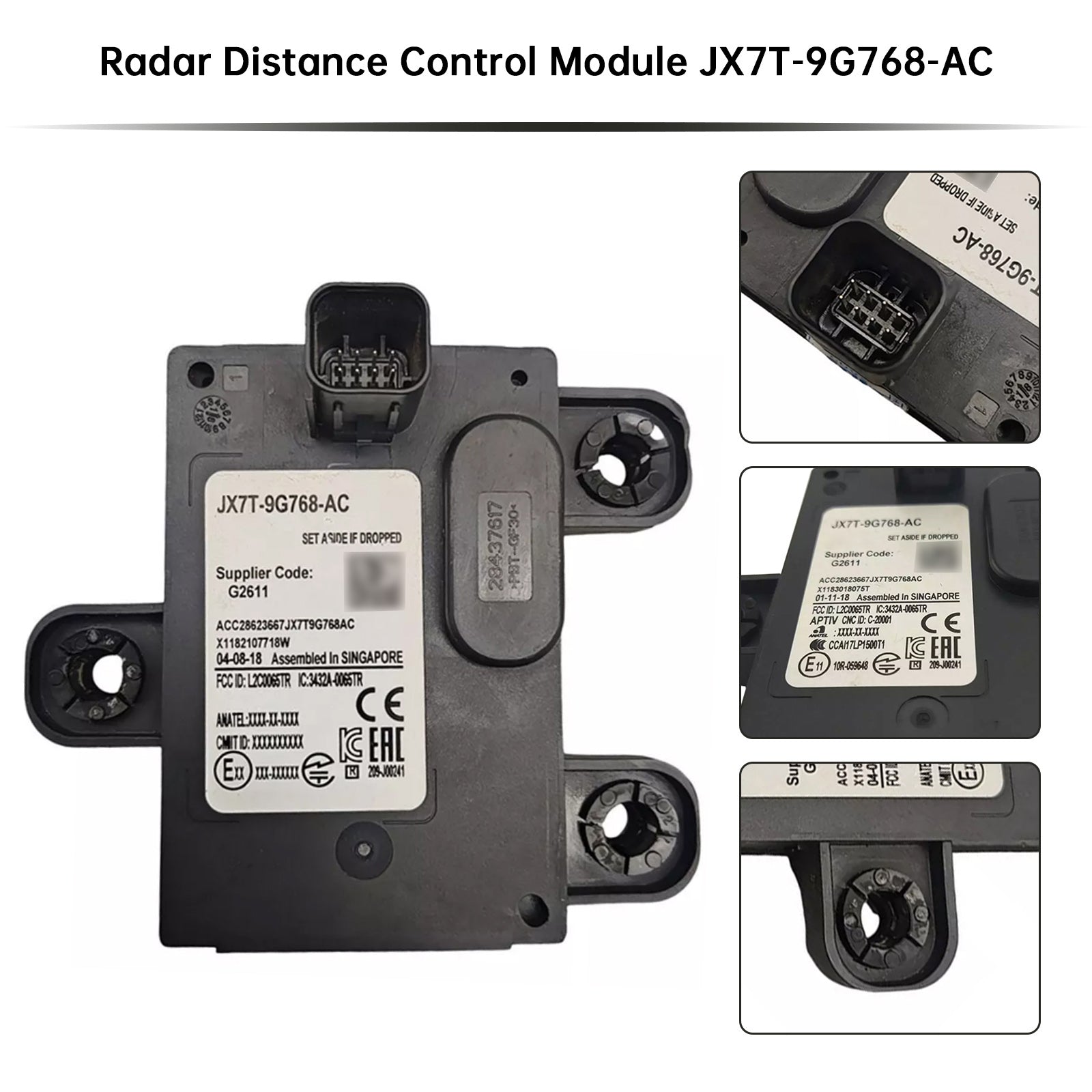 Radar Distance Control Module JX7T-9G768-AC For Ford Ranger 2019-2022