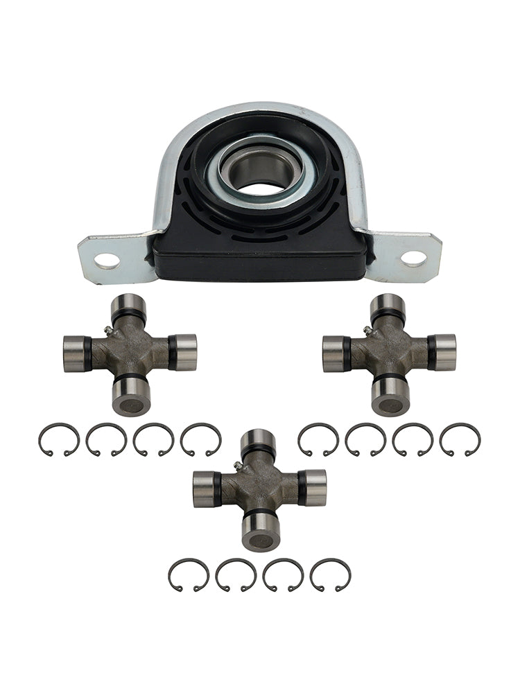 Driveshaft Carrier Bearing and U Joint Kit For 1999-2010 Ford F250 F350 Superduty 4WD
