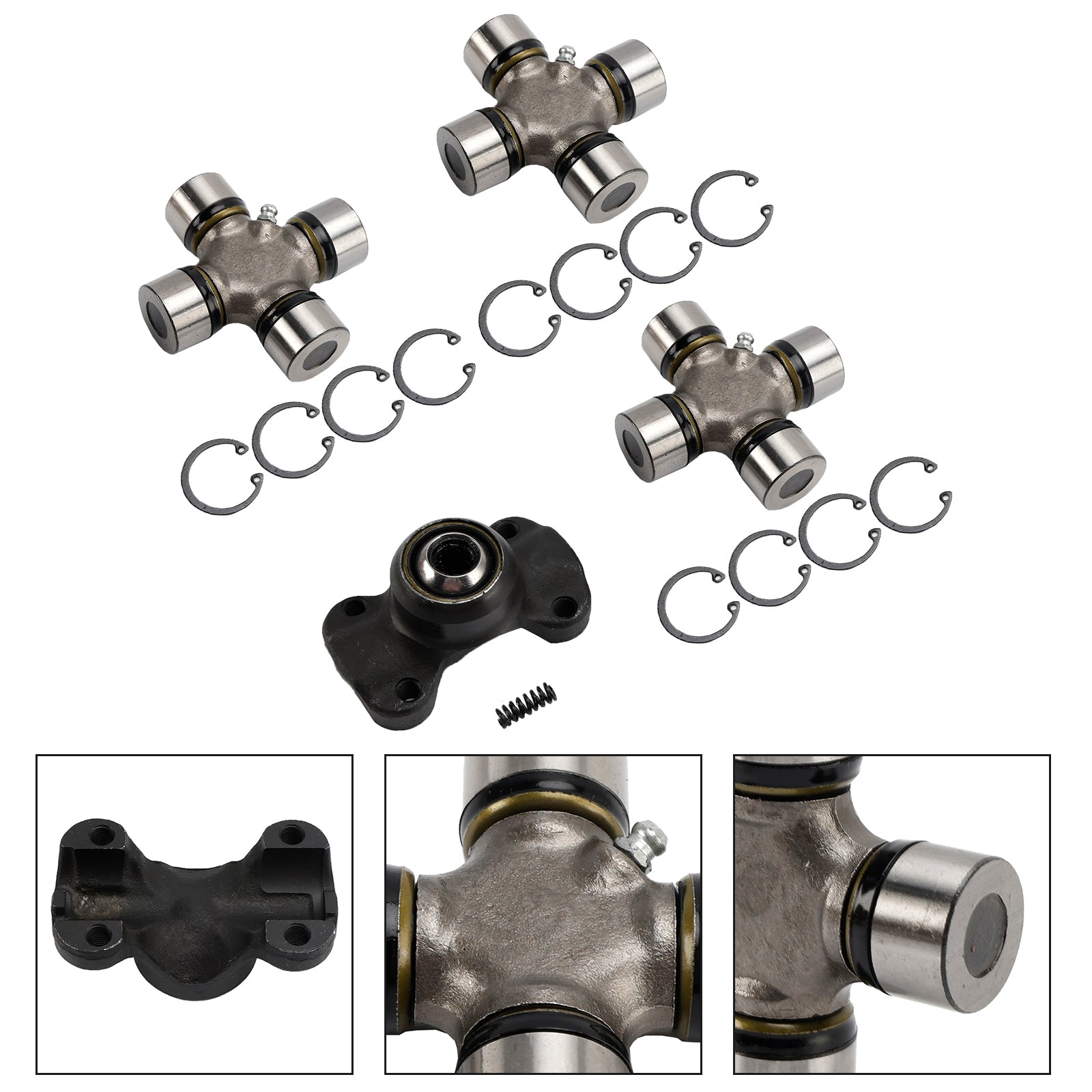 Double Cardan Joint 211355X + 5-153X For Jeep Wrangler Cherokee XJ TJ