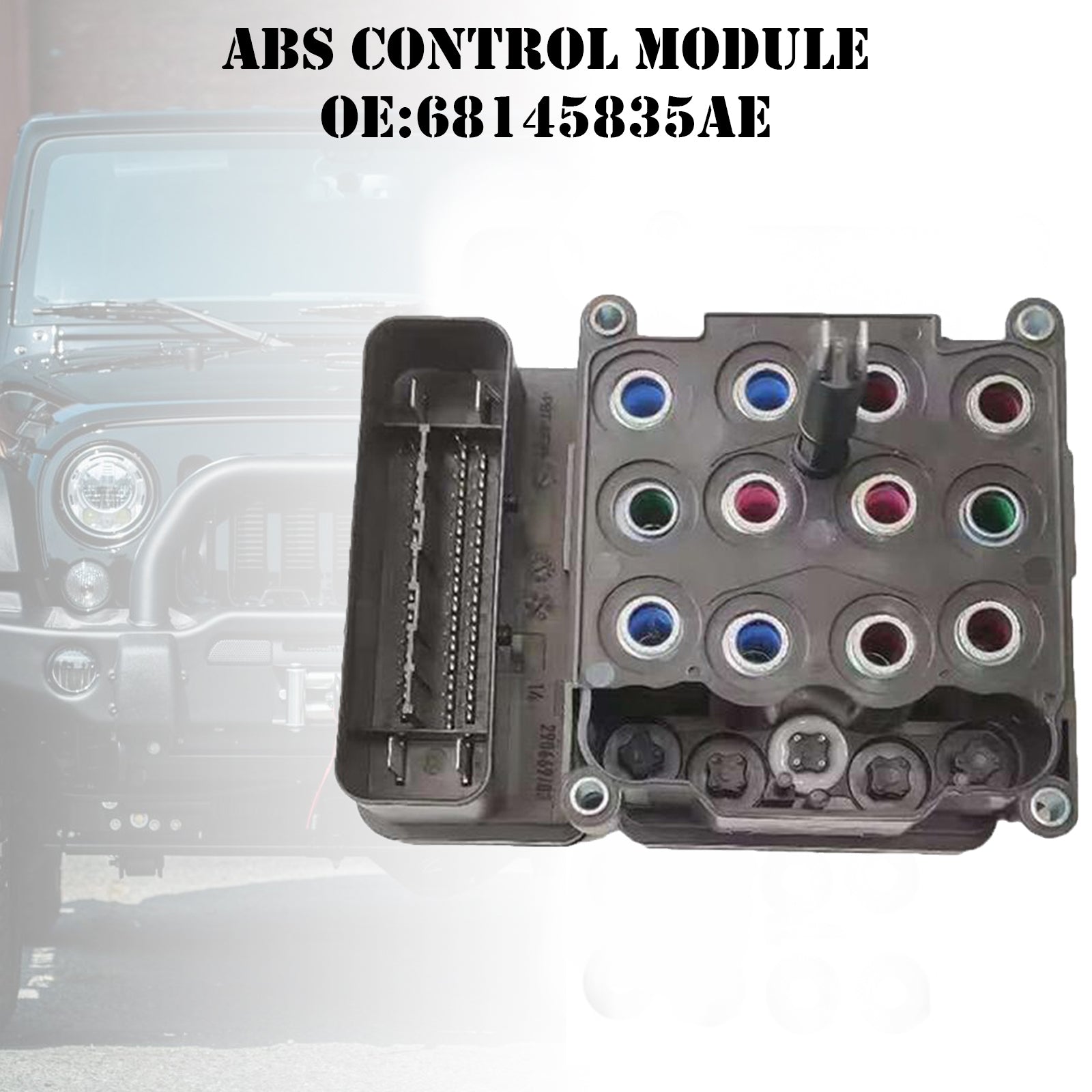Unprogrammed 68145835AE ABS Control Module For Jeep Wrangler 2012-2014 3.6L