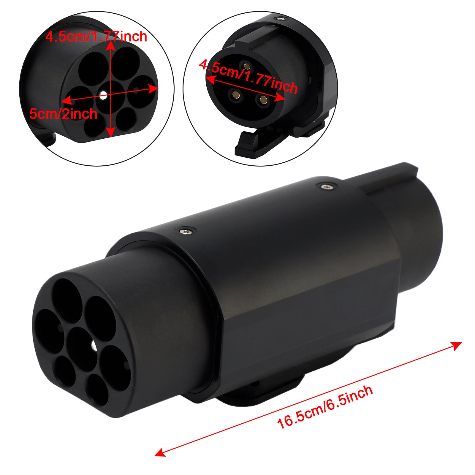 SAE Type 2 to Type 1 EV Charging Cable Car Charger Adapter IEC 62196 2 to J1772