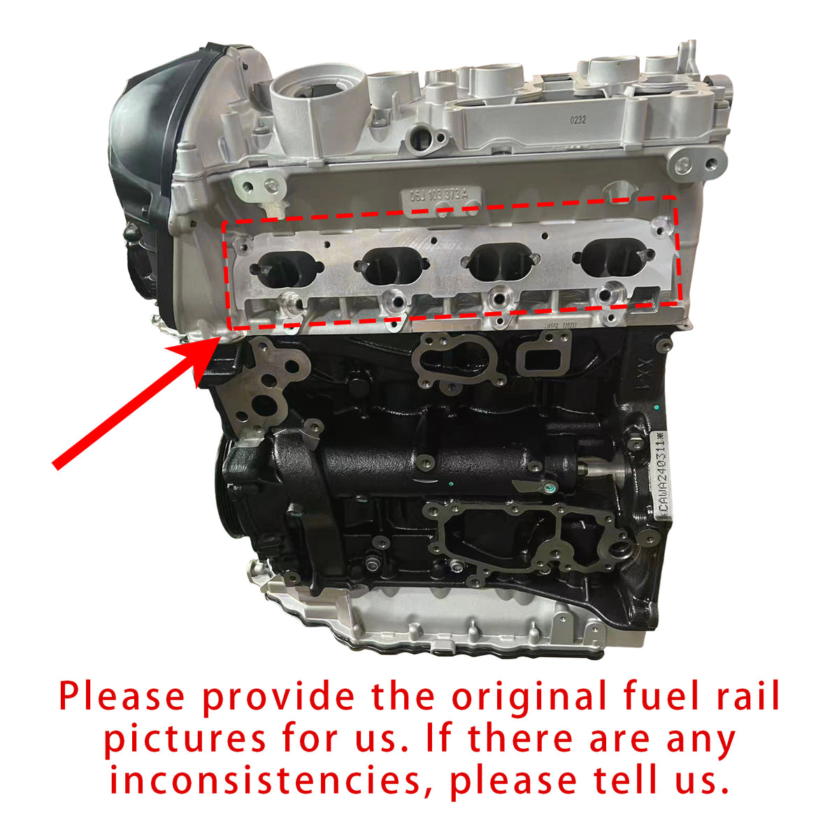 Brand New Motor Engine For Audi A4 A5 A6 Q5 2.0TFSI CDN CDNB CDNC/ CAE CAEA