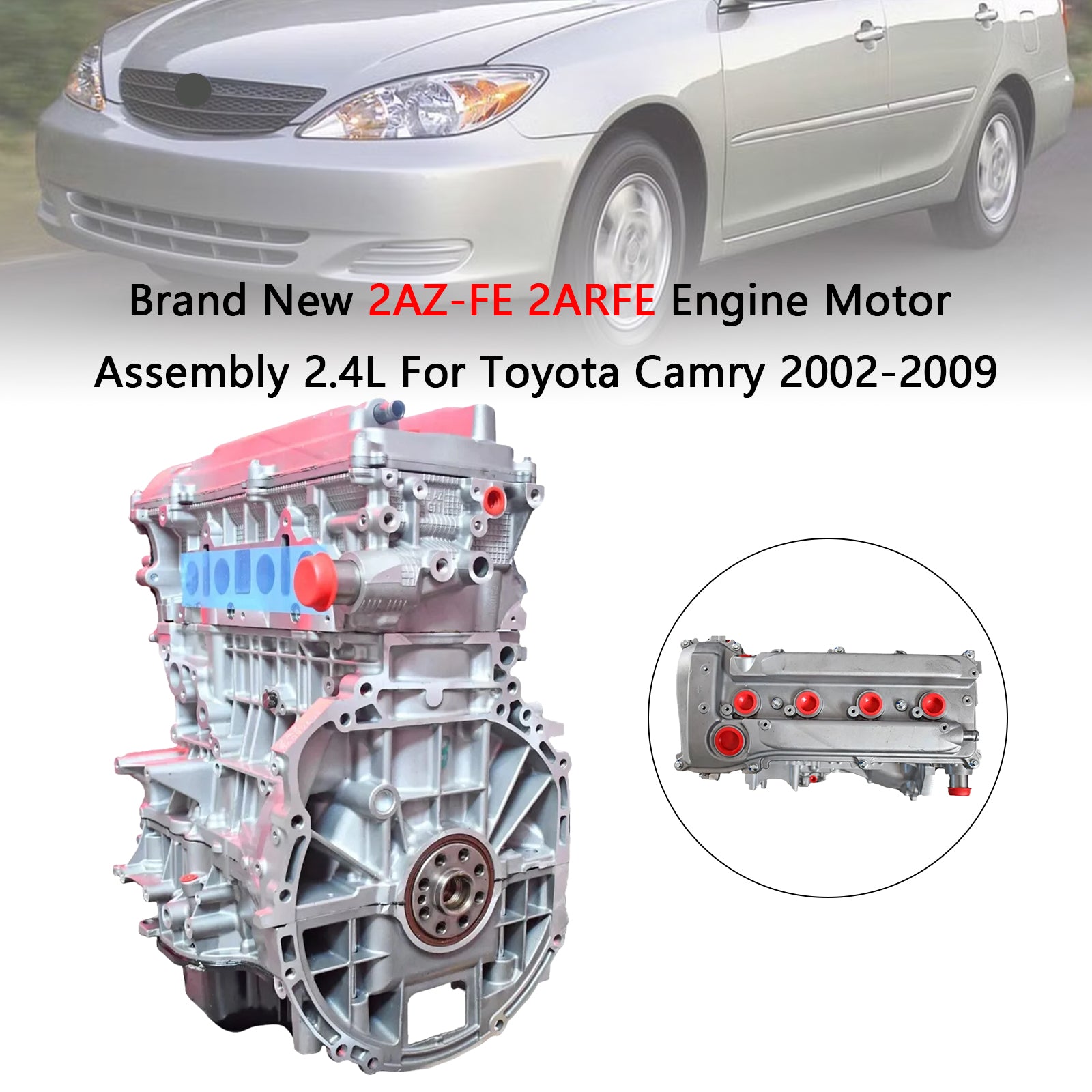 Brand New 2AZ-FE 2ARFE Engine Motor Assembly 2.4L For Toyota Camry 2002-2009