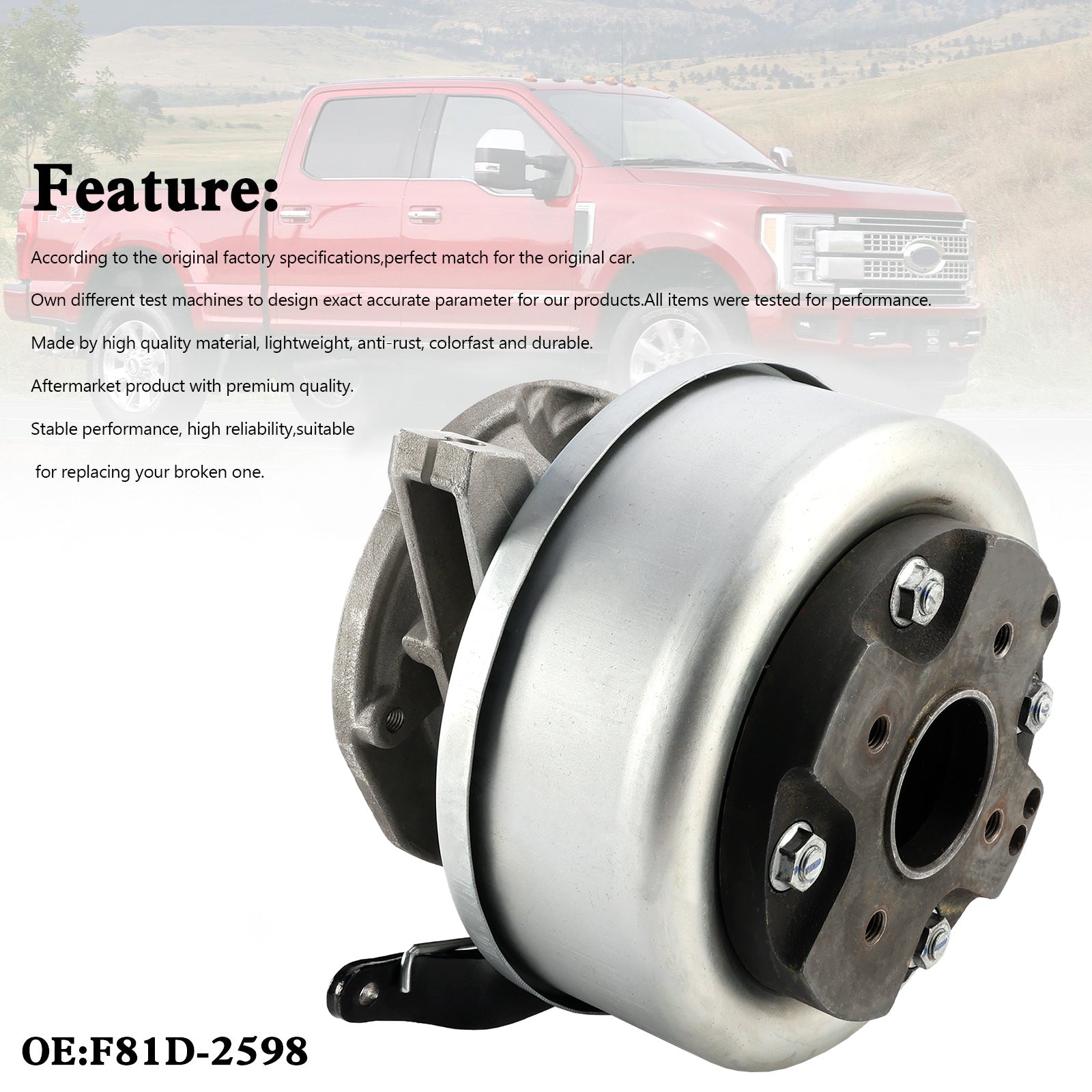 Ford F250 F350 F450 1988-2002 Parking Brake Assembly Transmission F81D-2598