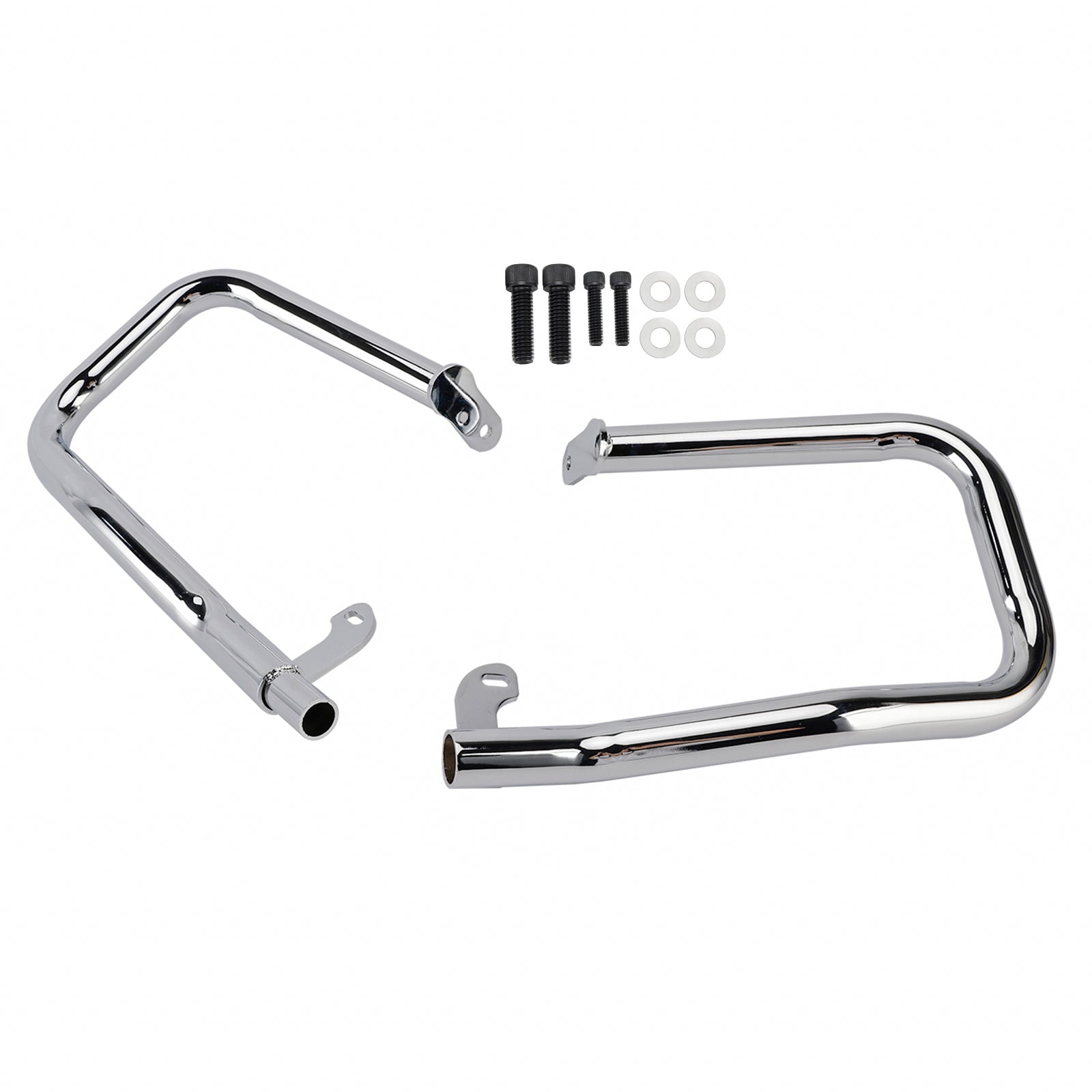 2014-2024 Touring Road King Engine Guard Frame Anti-Crash Bumper Protector Chrome