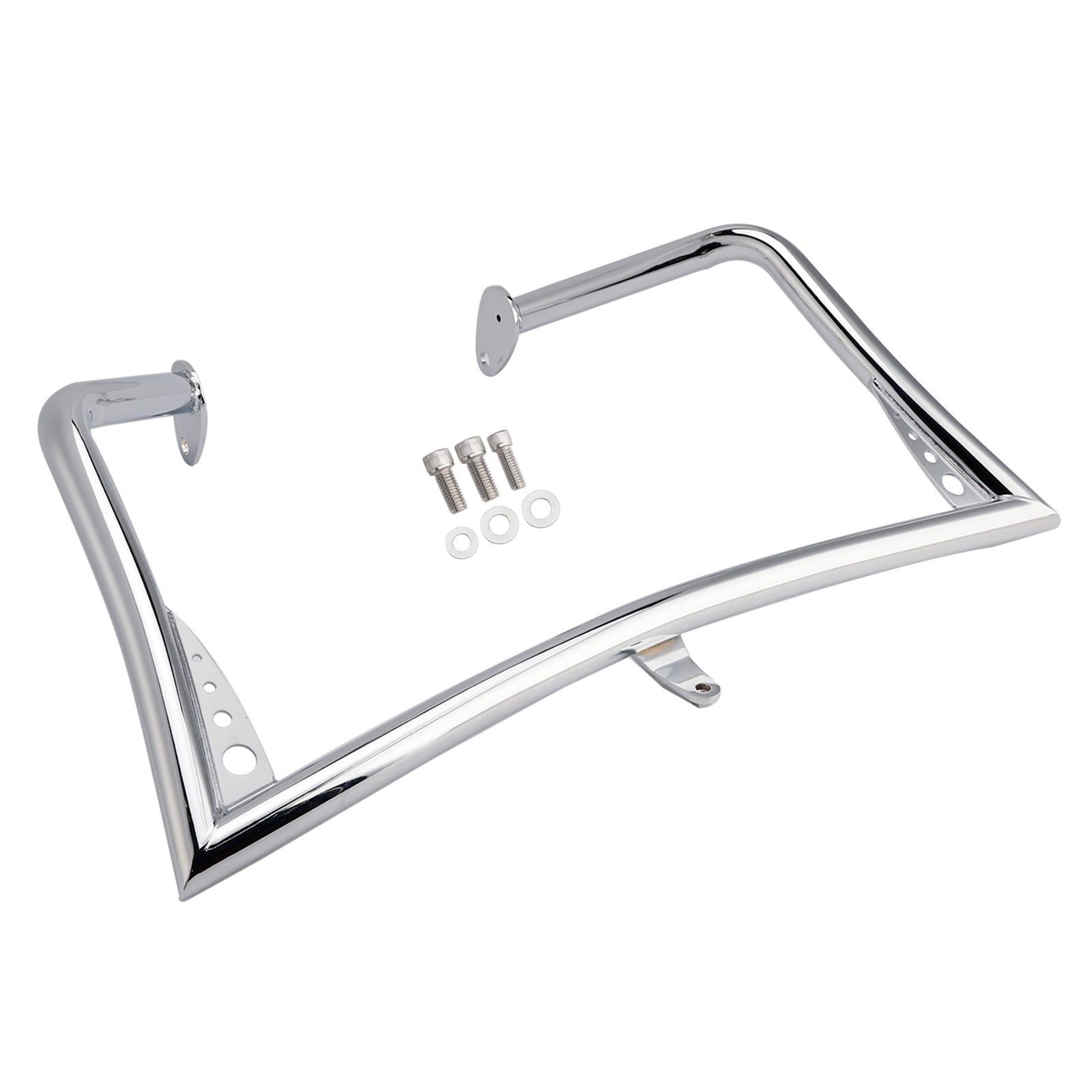 Engine Guard Crash Bar Frame Protector Bumper For Touring Glide 2009-2023 Chrome
