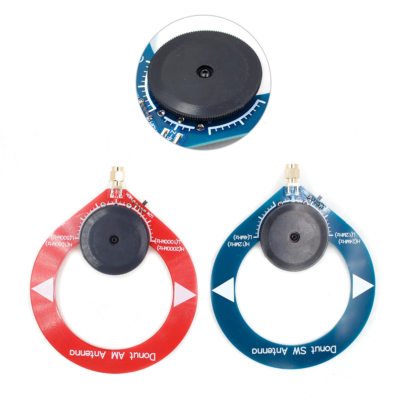 Malahiteam DSP DSP2 수신기용 Donut AM MW/SW HF 안테나 미니 루프 안테나