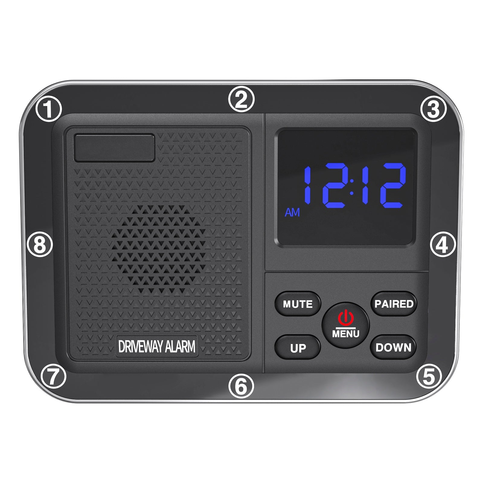 800m Solar Outdoor Infrared Powered Driveway Alarm Anti-Theft Induction Wireless