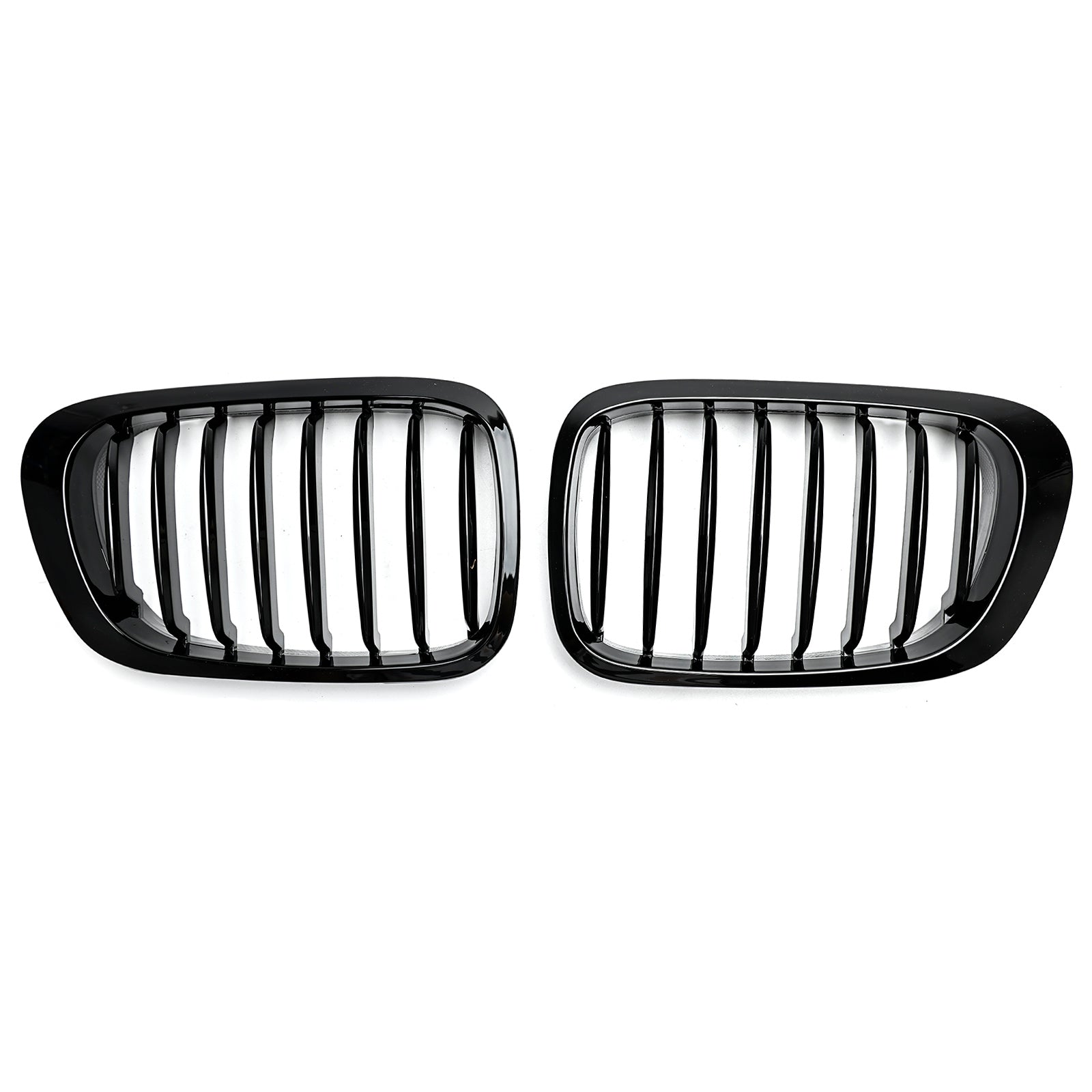 Front Fence Grill Grille ABS Gloss Black Mesh For BMW E46 2D (1999-2002) 3 Series Generic
