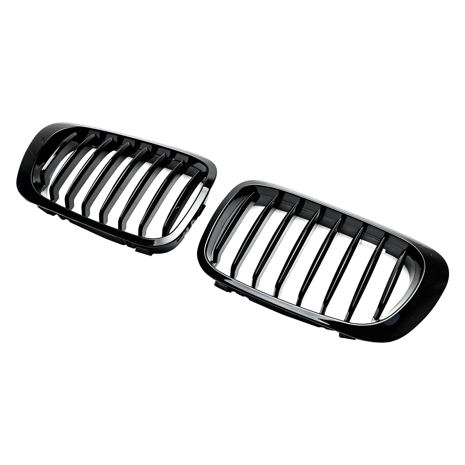 Front Fence Grill Grille ABS Gloss Black Mesh For BMW E46 2D (1999-2002) 3 Series Generic