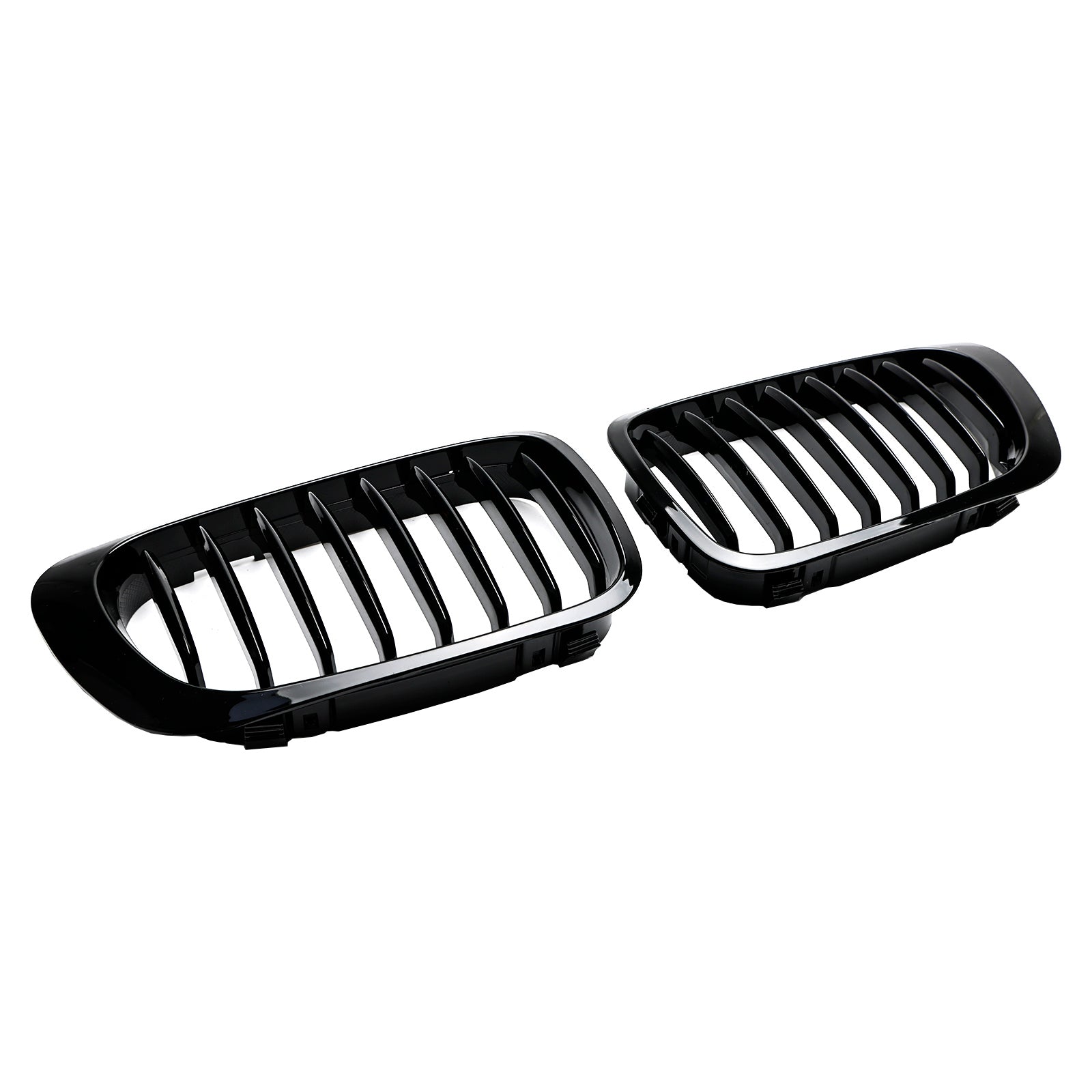 Front Fence Grill Grille ABS Gloss Black Mesh For BMW E46 2D (1999-2002) 3 Series Generic