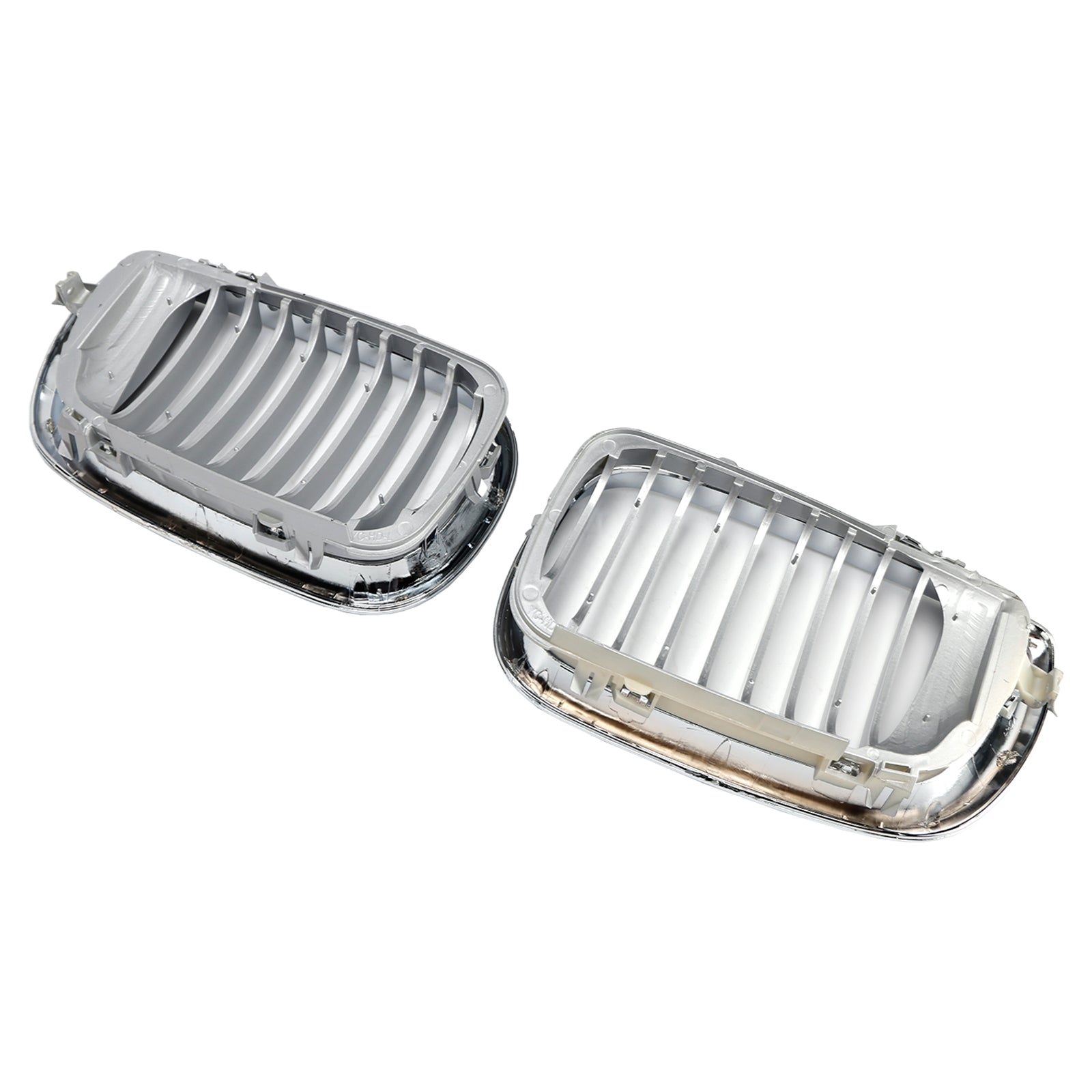 2002-2005 BMW E46 3 Series 4 Door Front Kidney Hood Grille Grill Chrome