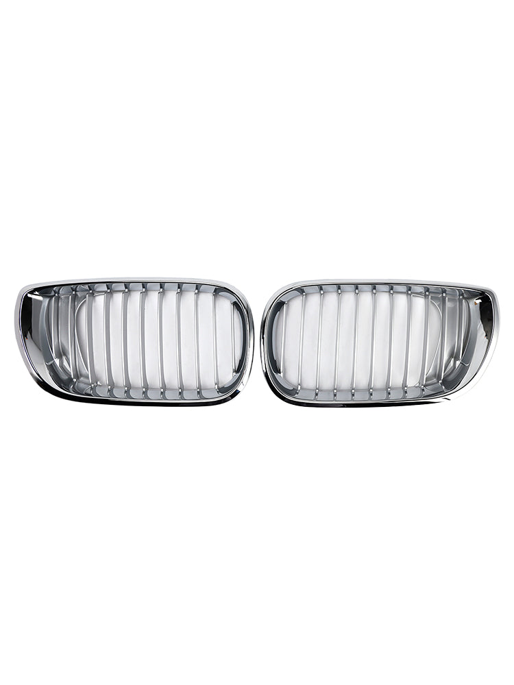 2002-2005 BMW E46 3 Series 4 Door Front Kidney Hood Grille Grill Chrome