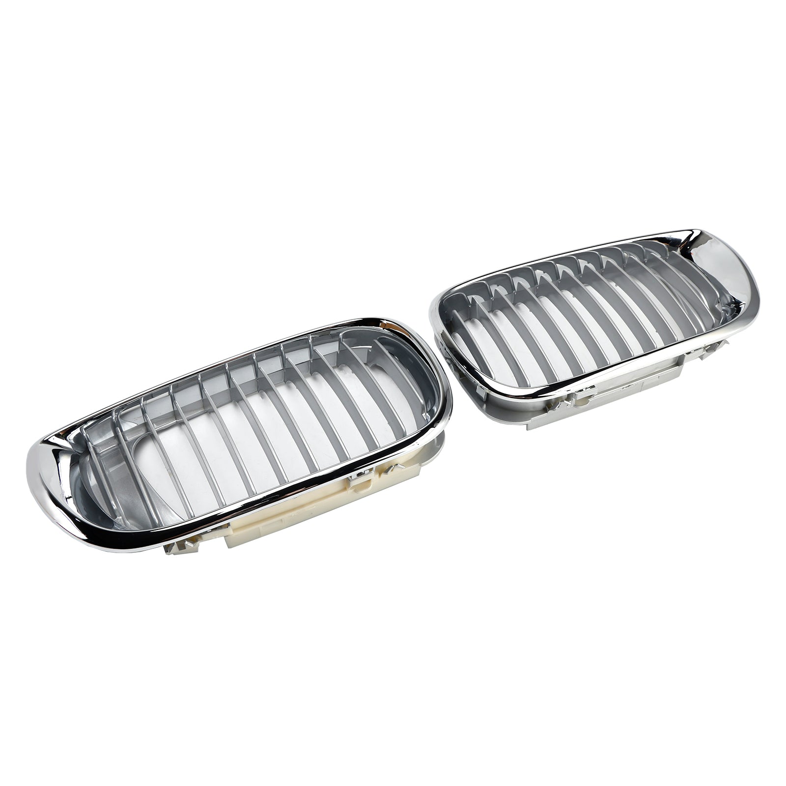 2002-2005 BMW E46 3 Series 4 Door Front Kidney Hood Grille Grill Chrome