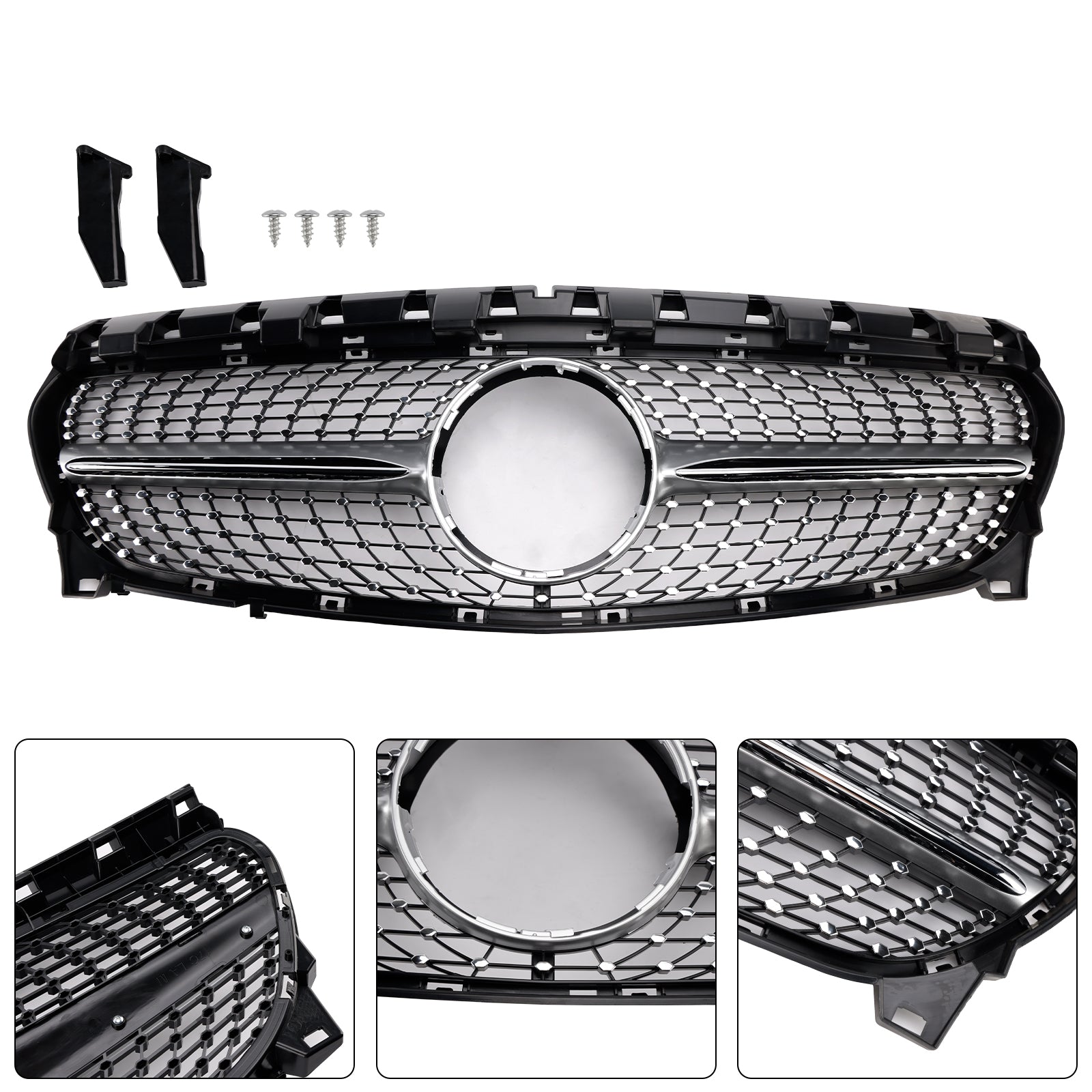 2013-2019 Mercedes-Benz CLA-Class W117 CLA250 Diamond Front Grille Grill