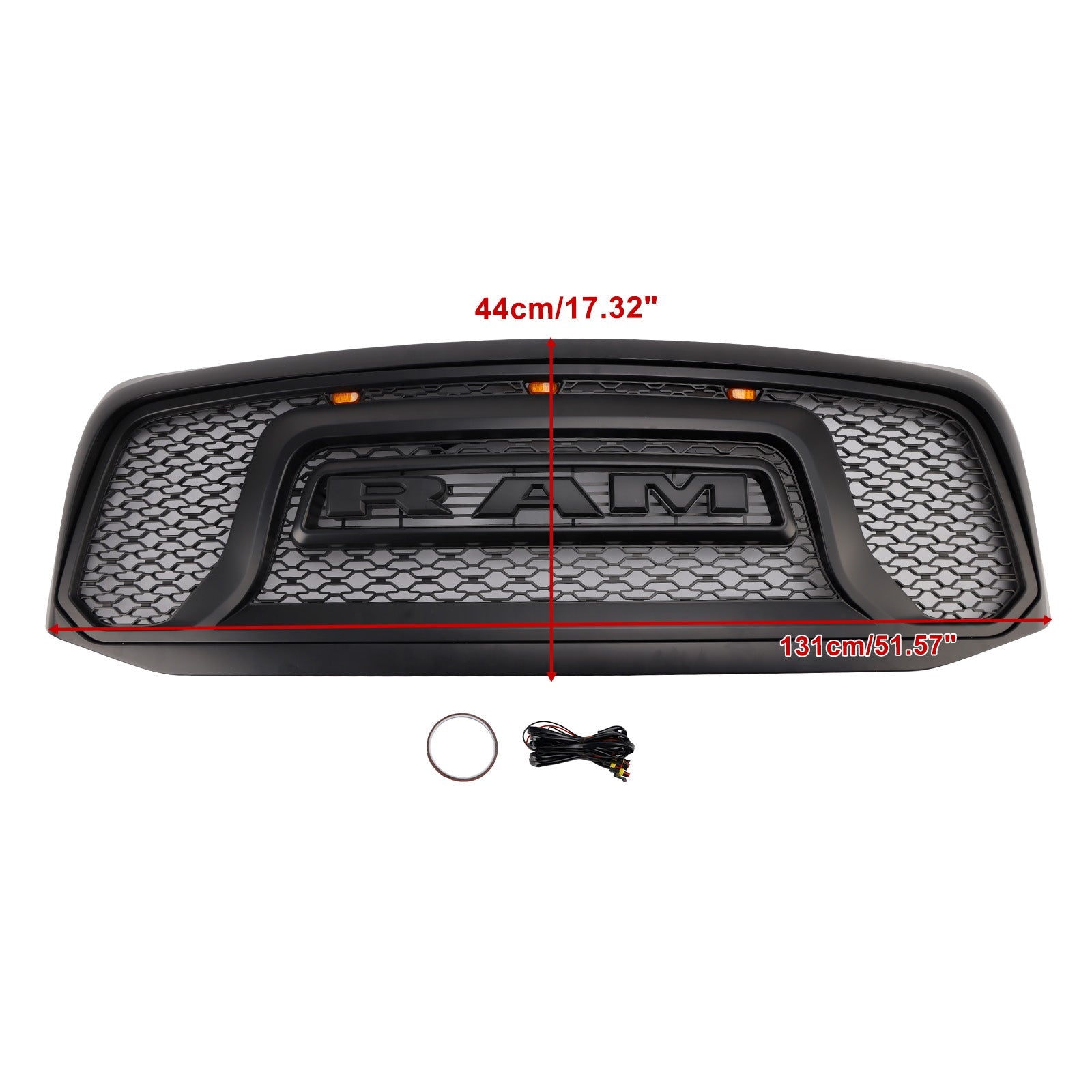 Front Bumper Grill Grille Fit Dodge RAM 1500 2006-08 RAM 2500 3500 2006-2009