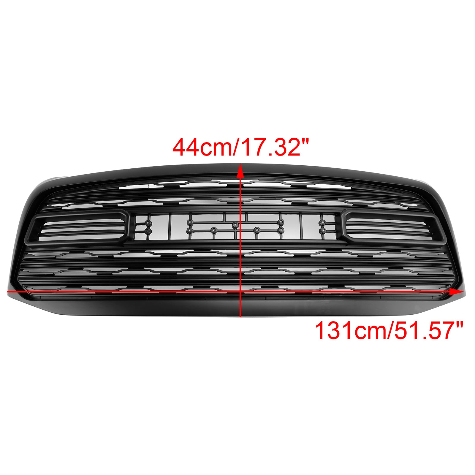 Dodge Ram 1500 2006-2008 LTD Style Grill Front Bumper Black Replacement Grille