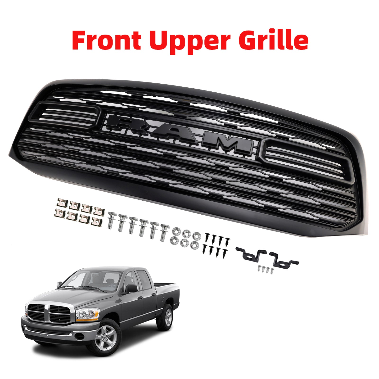 2006-2009 Dodge RAM 2500 LTD Style Front Bumper Grill Grille