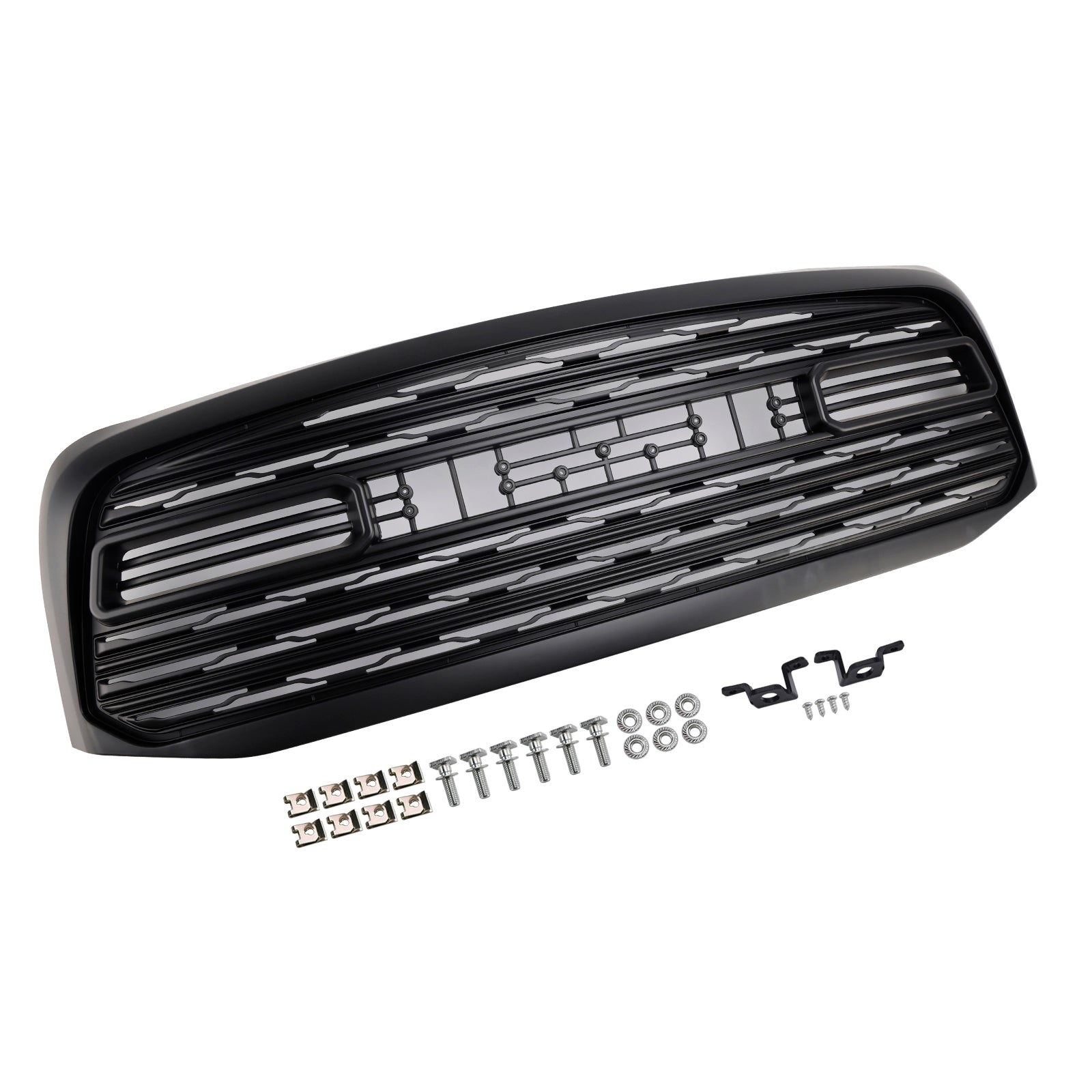 Dodge Ram 1500 2006-2008 LTD Style Grill Front Bumper Black Replacement Grille