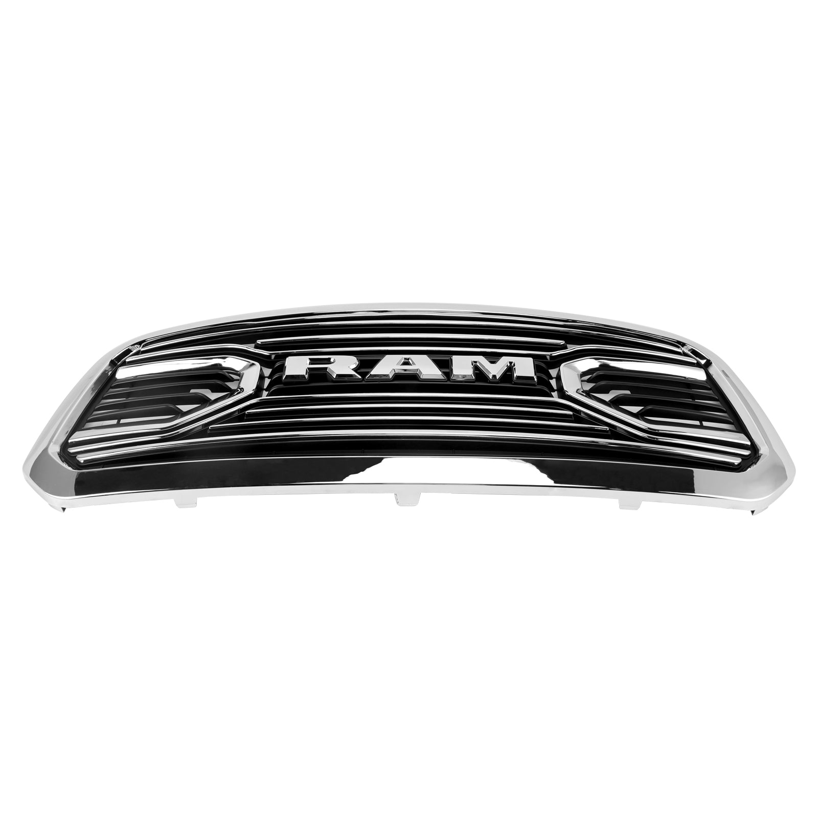 2013-2018 Dodge Ram 1500 Big Horn Style Front Bumper Grill Grille Chrome