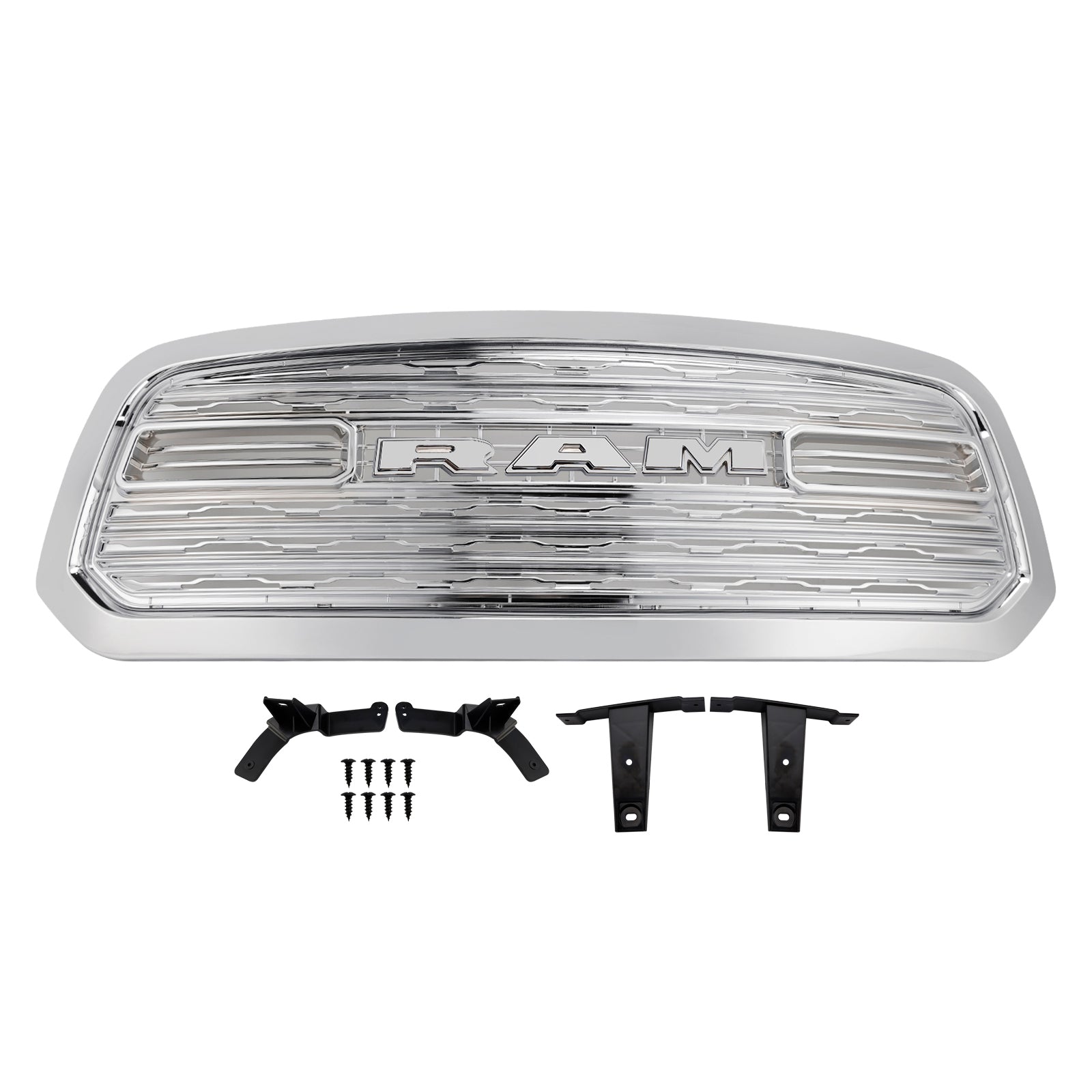 2013-2018 Dodge Ram 1500 LTD Style Front Bumper Grill Grille Chrome